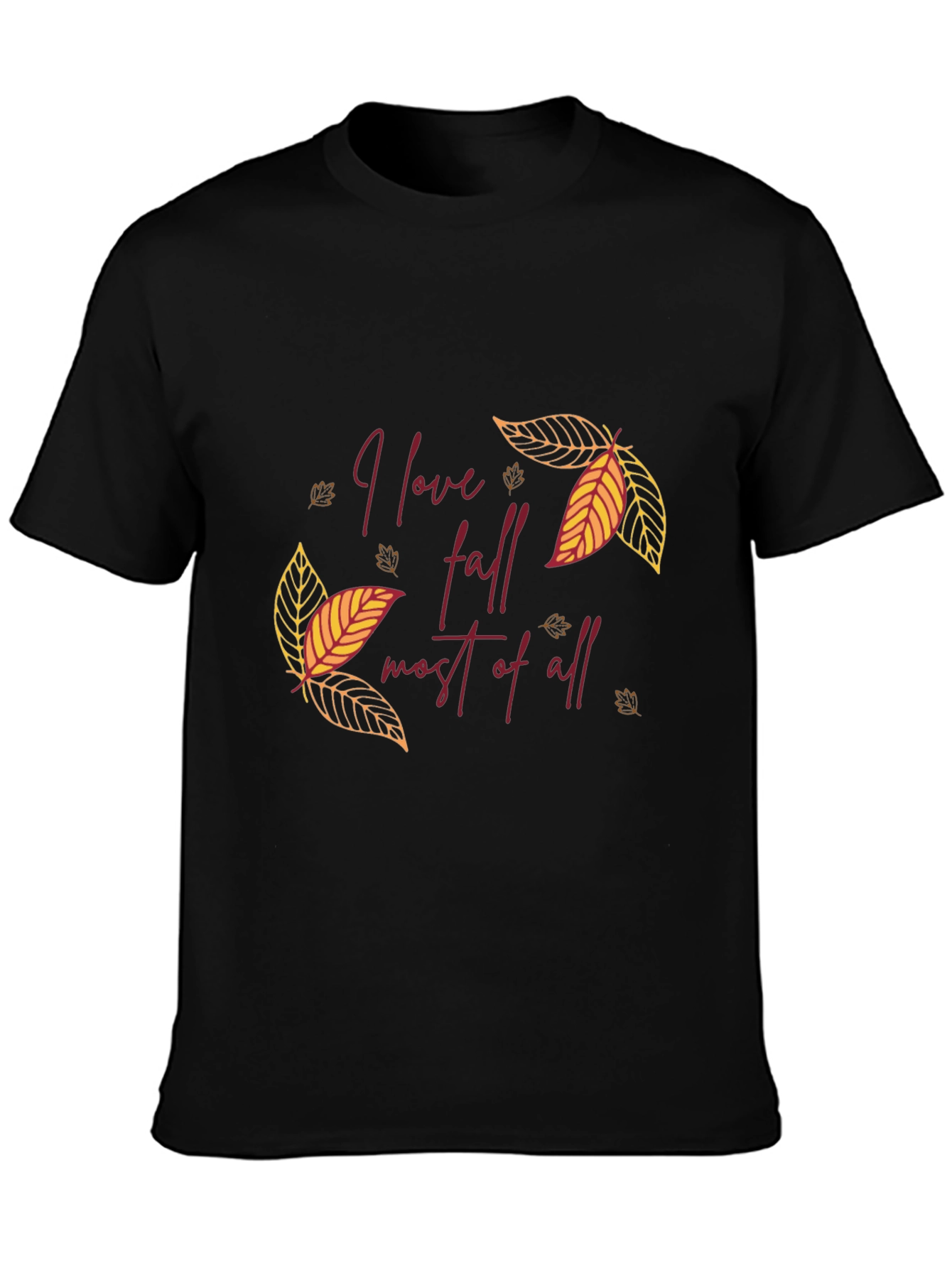 I Love Fall Most of All T-Shirt