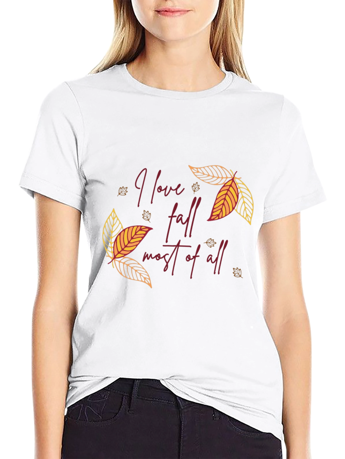 I Love Fall Most of All T-Shirt