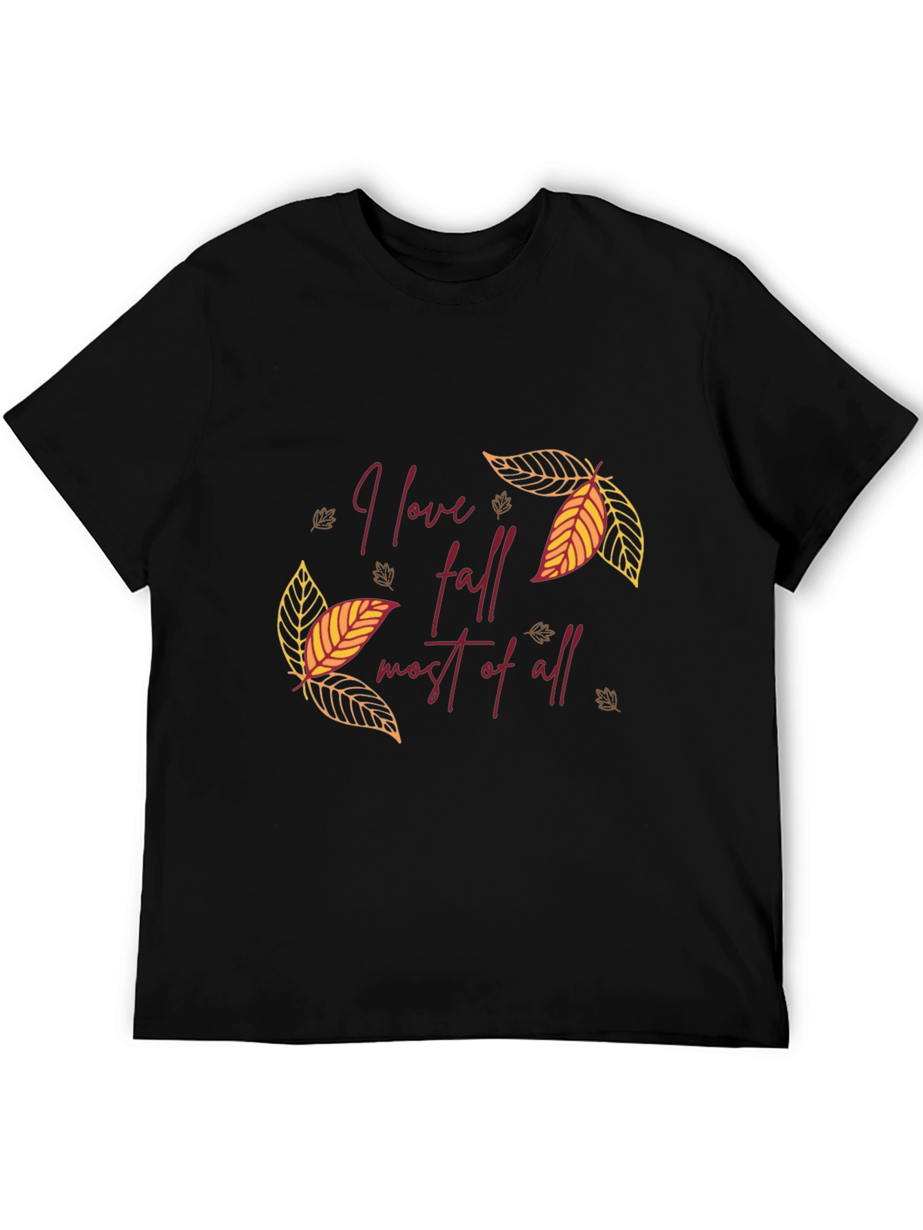 I Love Fall Most of All T-Shirt