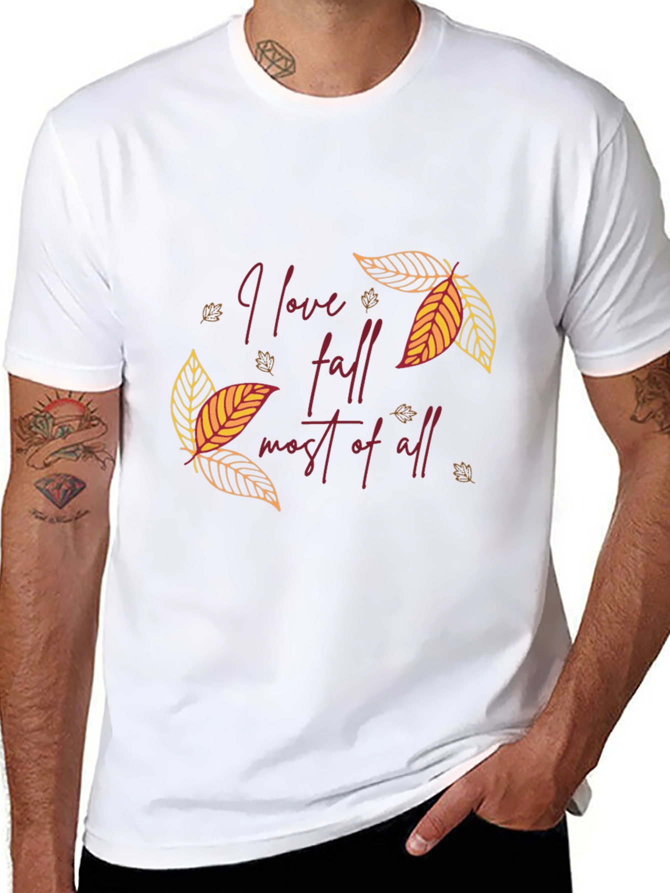 I Love Fall Most of All T-Shirt