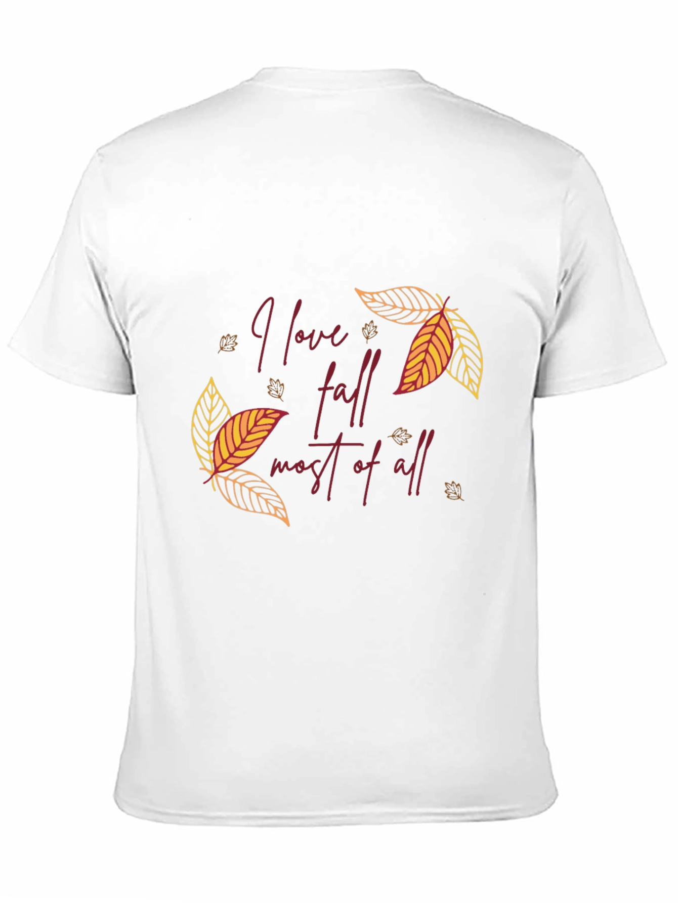 I Love Fall Most of All T-Shirt