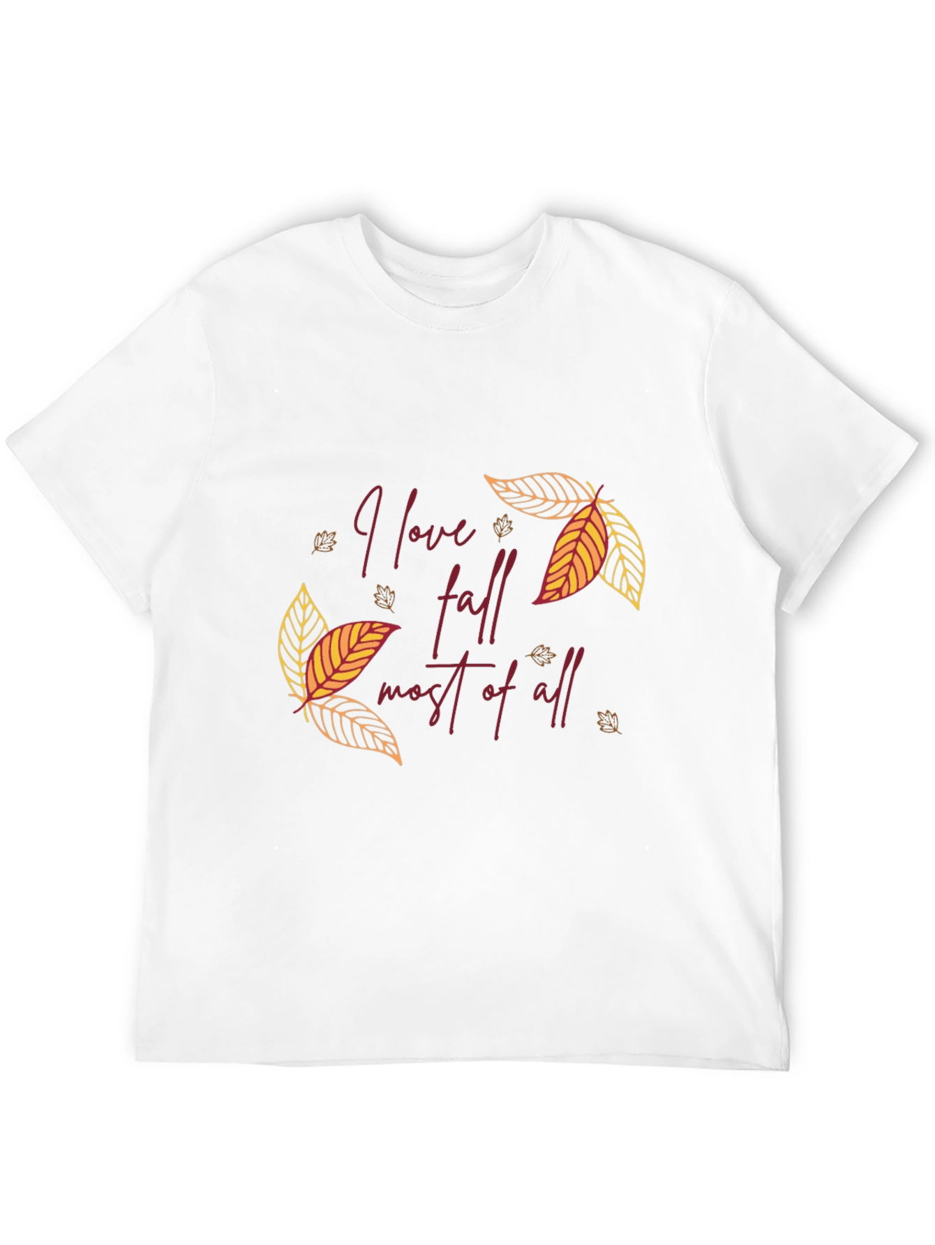 I Love Fall Most of All T-Shirt