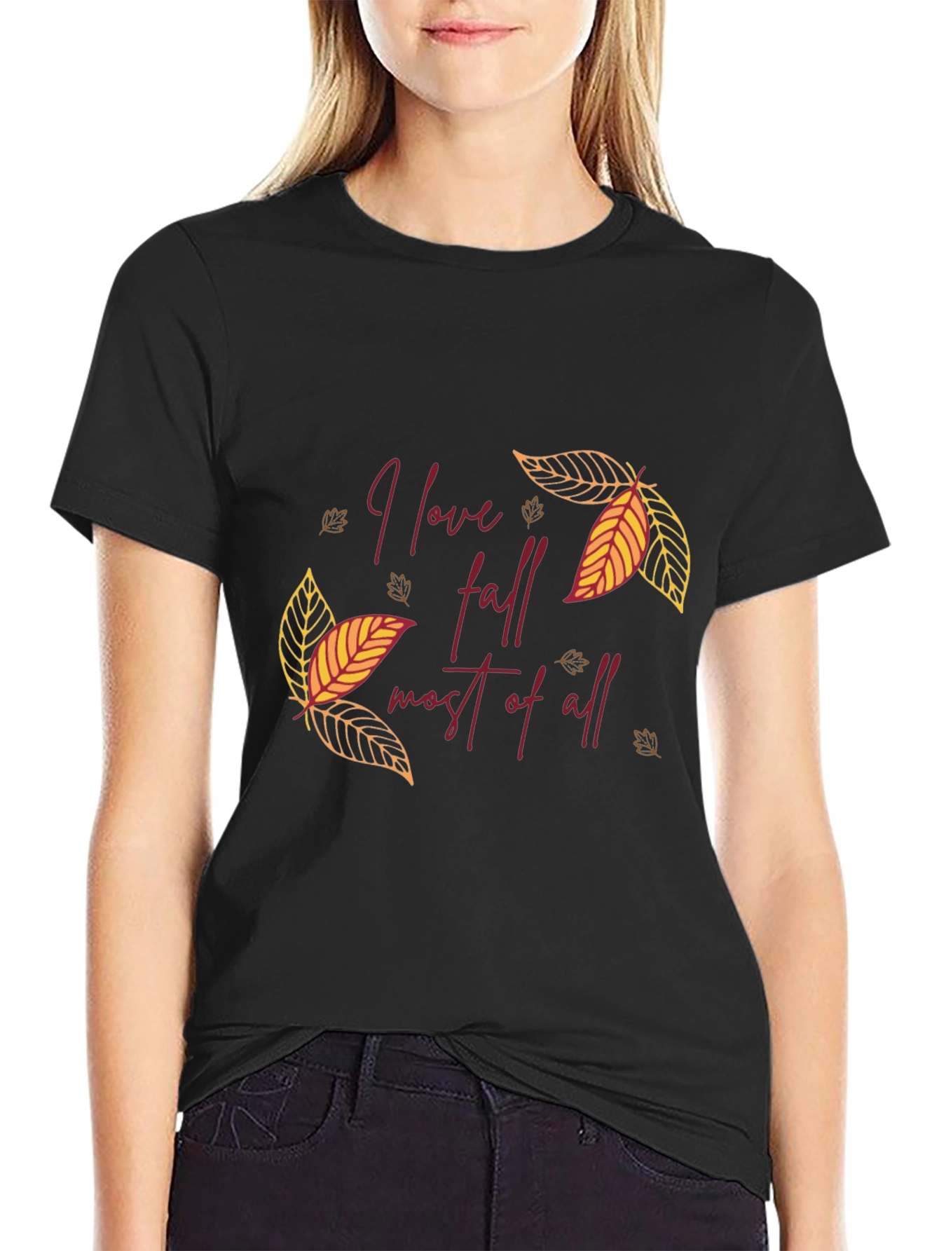 I Love Fall Most of All T-Shirt