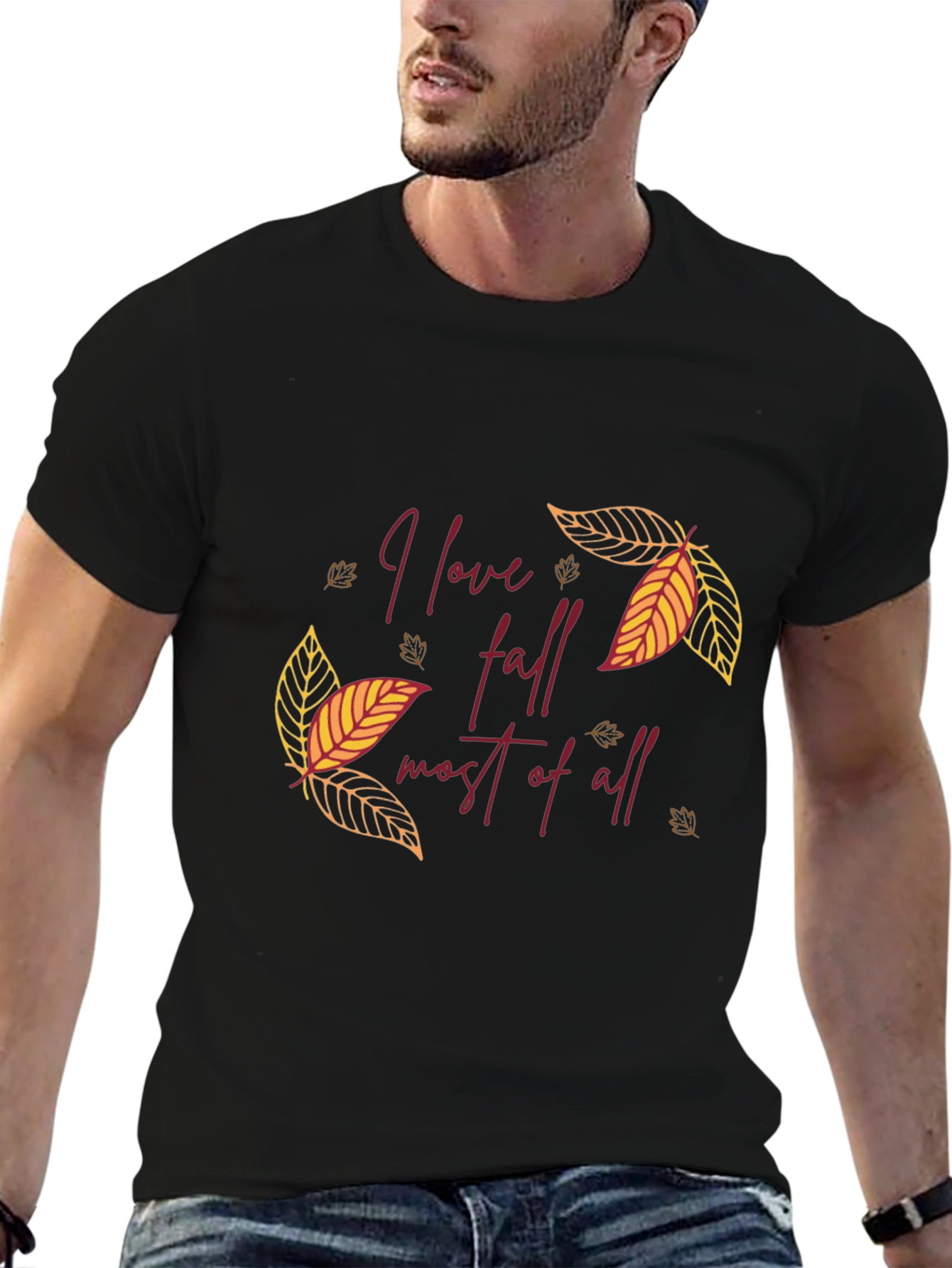 I Love Fall Most of All T-Shirt