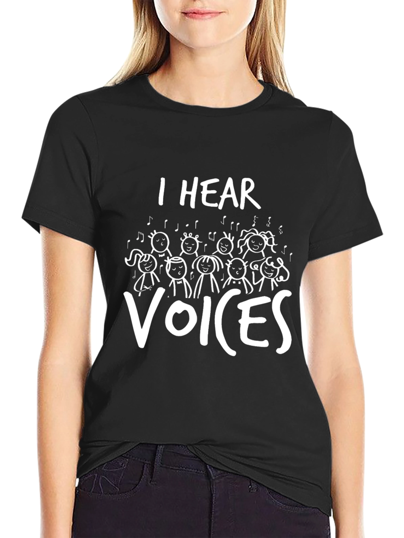 I Hear Voices T-Shirt Funny Musical Humor Tee