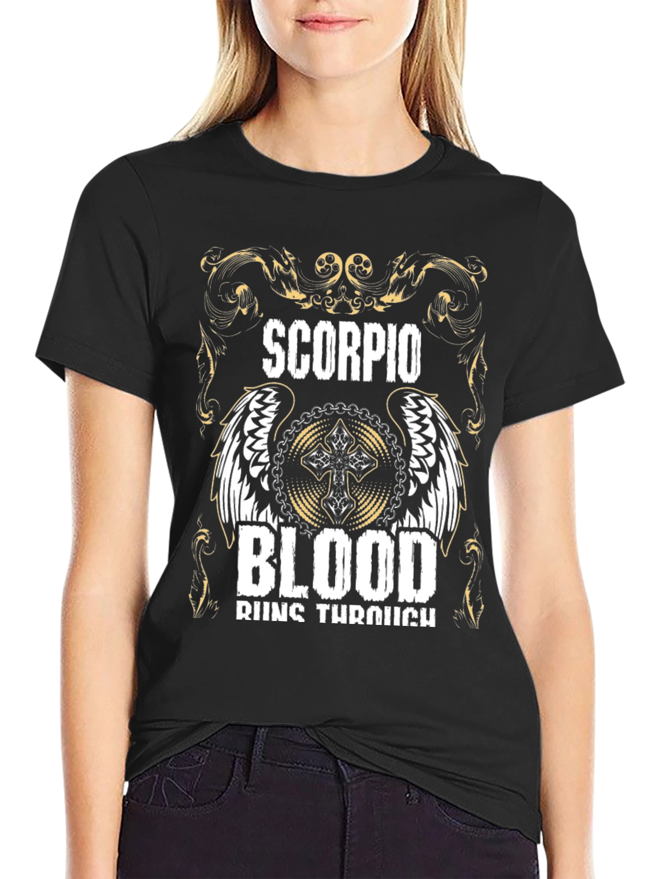 Scorpio Blood Runs Through T-Shirt