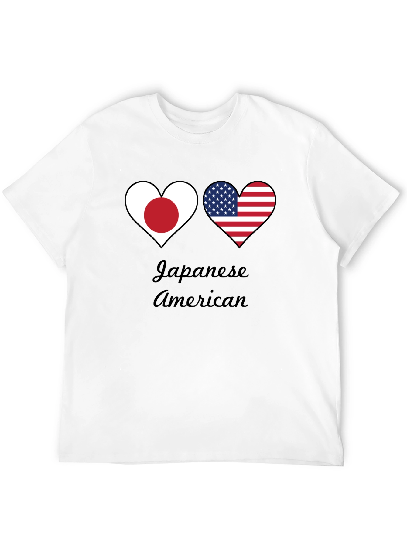 Japanese American Heart Flag T-Shirt