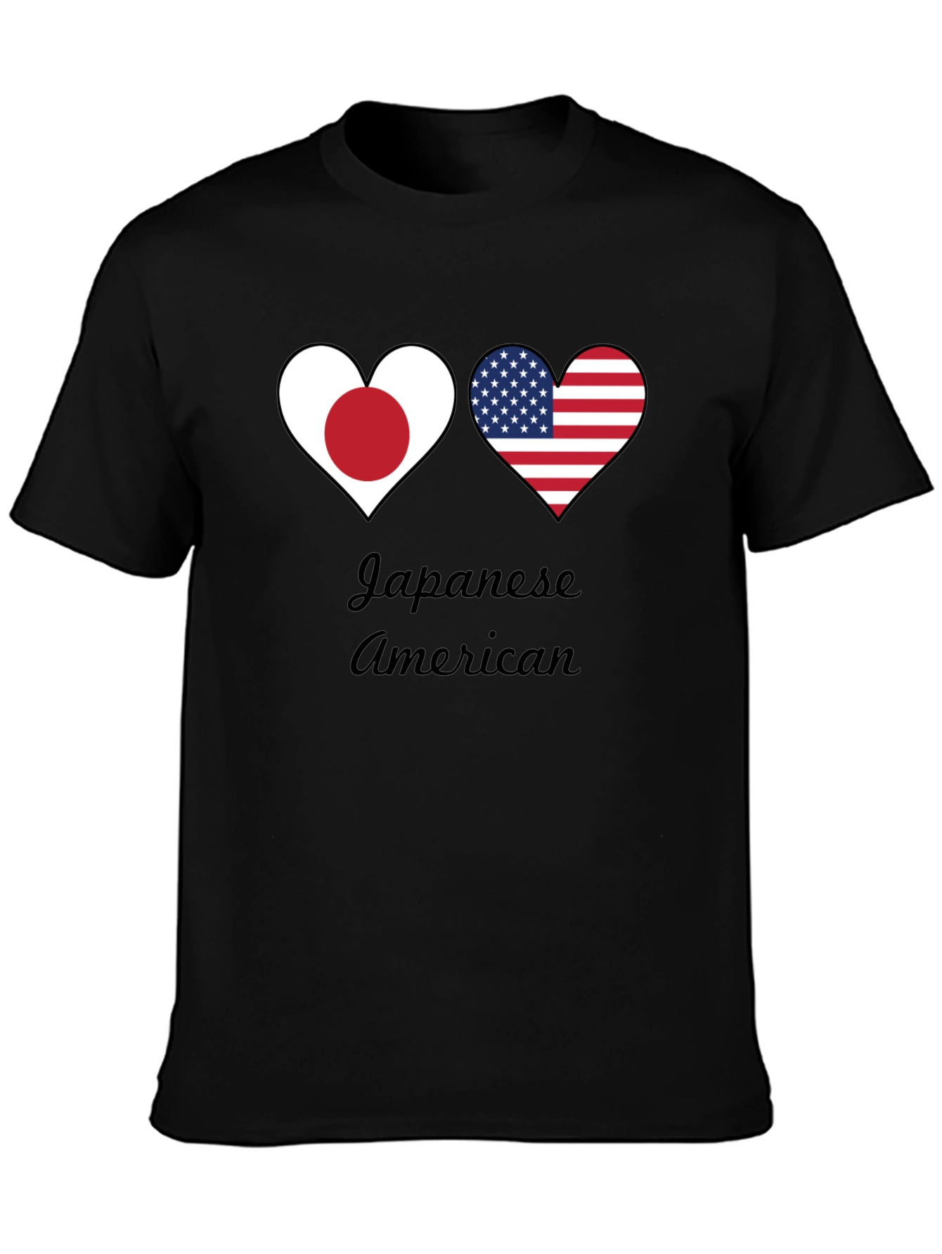 Japanese American Heart Flag T-Shirt