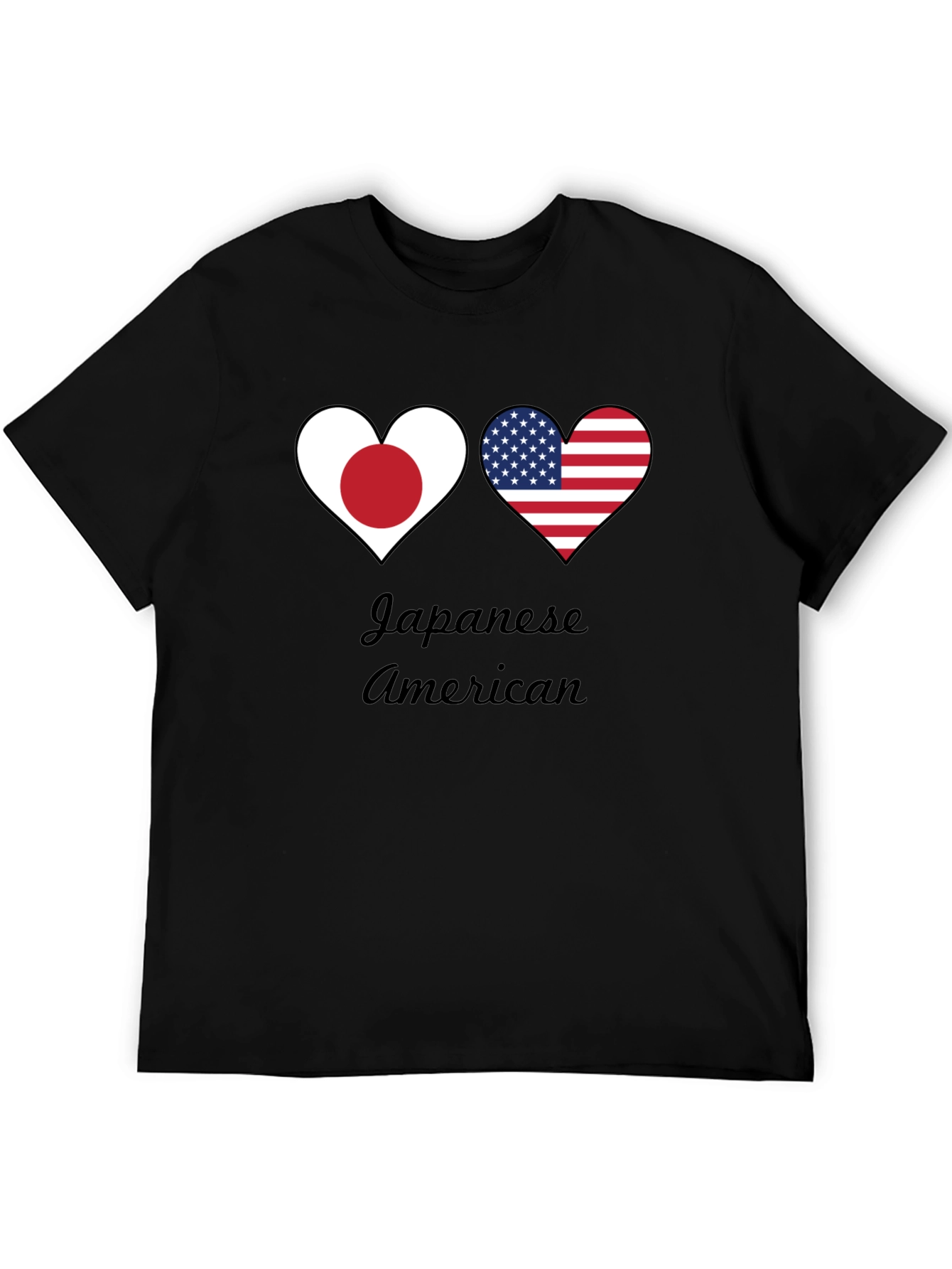 Japanese American Heart Flag T-Shirt