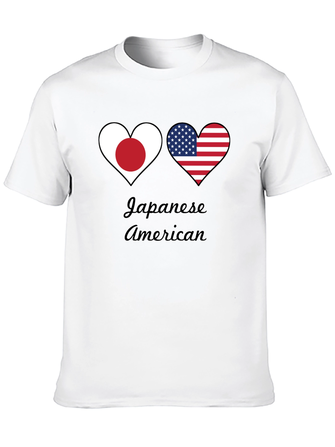 Japanese American Heart Flag T-Shirt