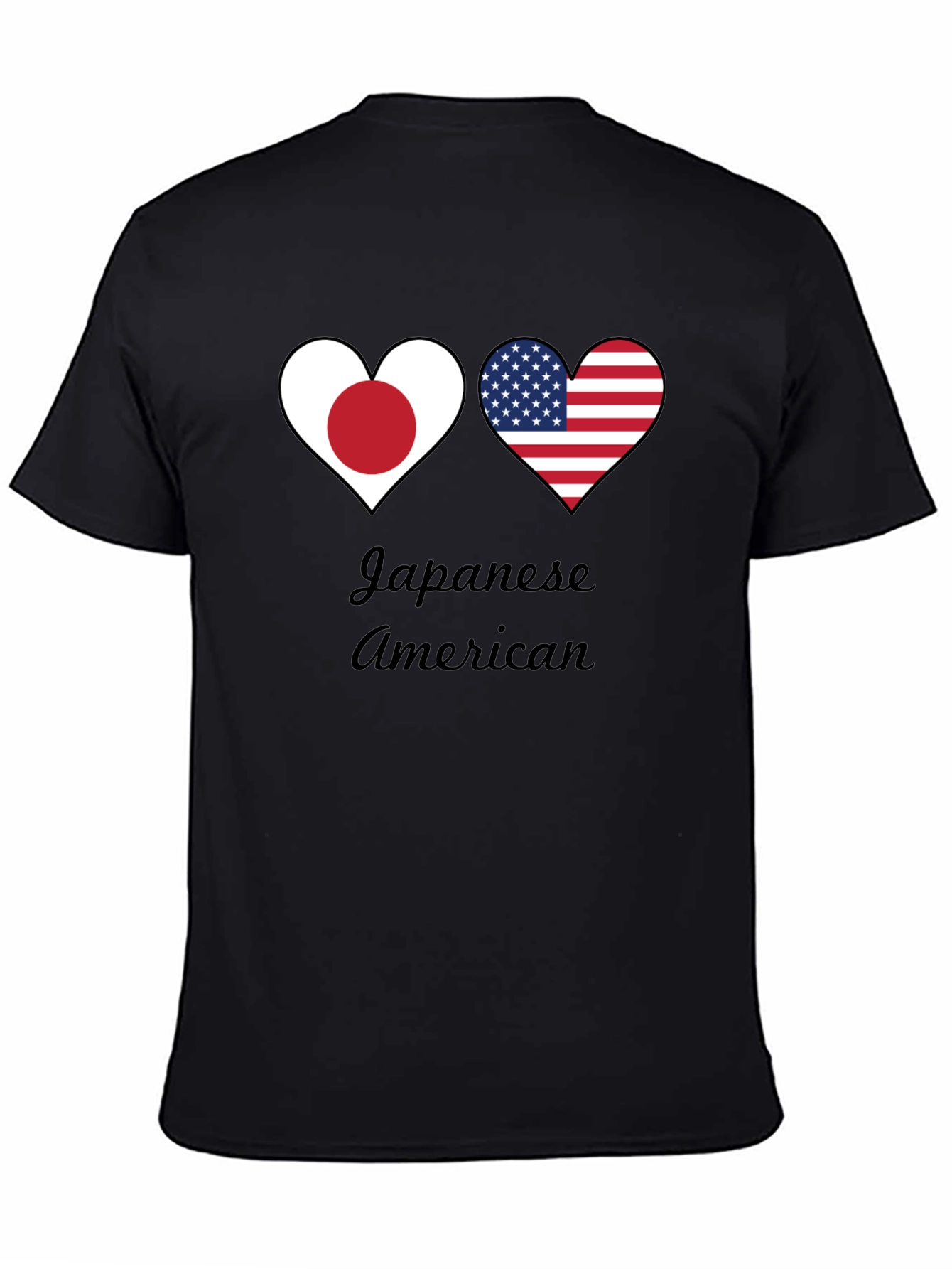 Japanese American Heart Flag T-Shirt