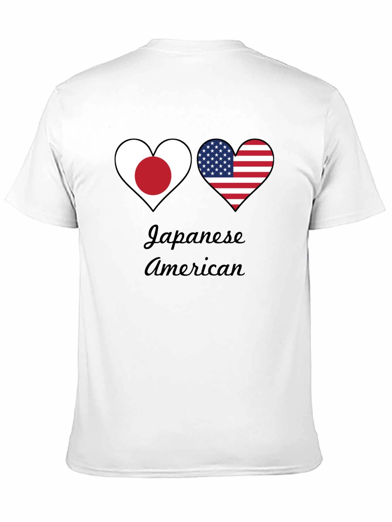 Japanese American Heart Flag T-Shirt