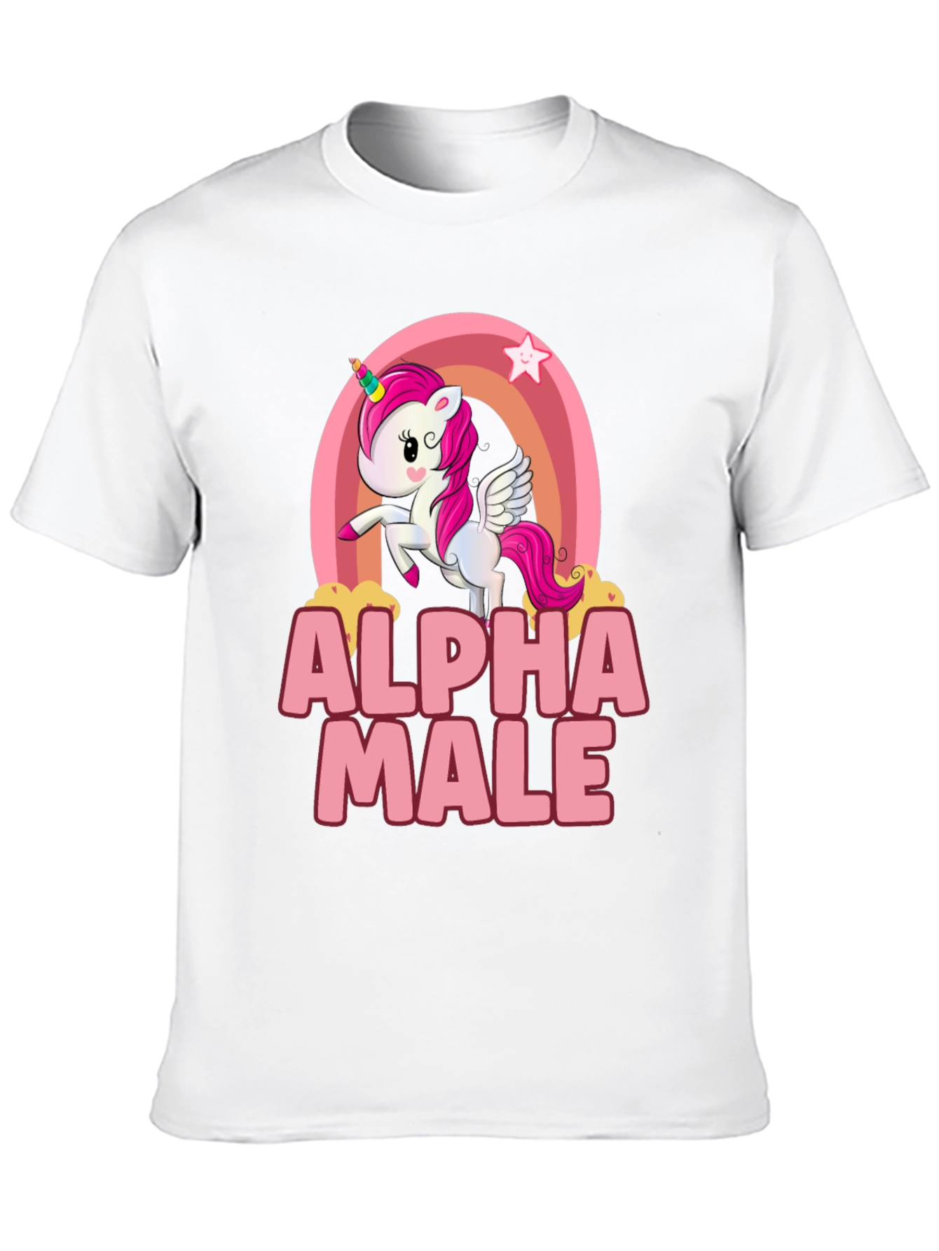 Alpha Male Unicorn Rainbow T-Shirt
