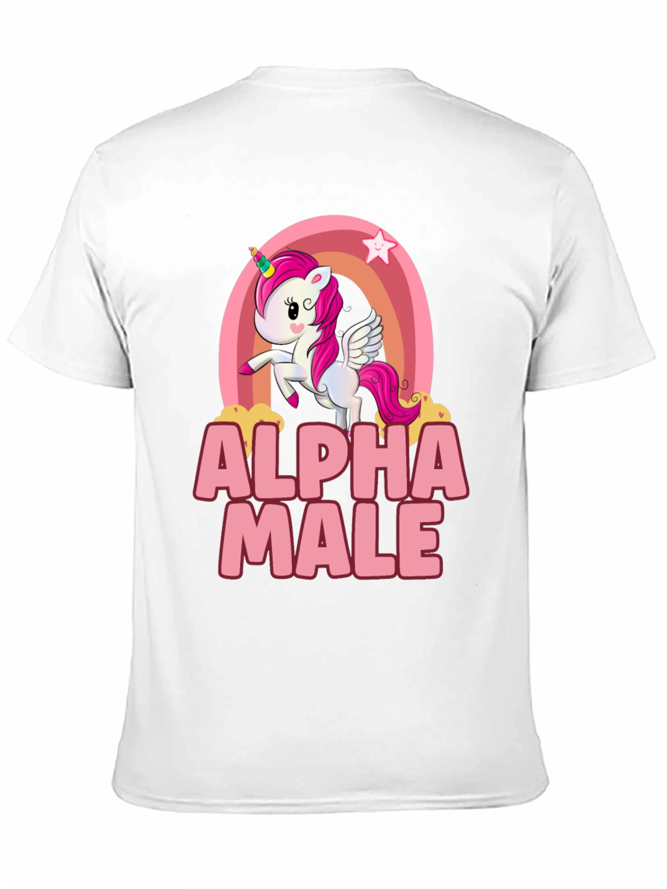 Alpha Male Unicorn Rainbow T-Shirt