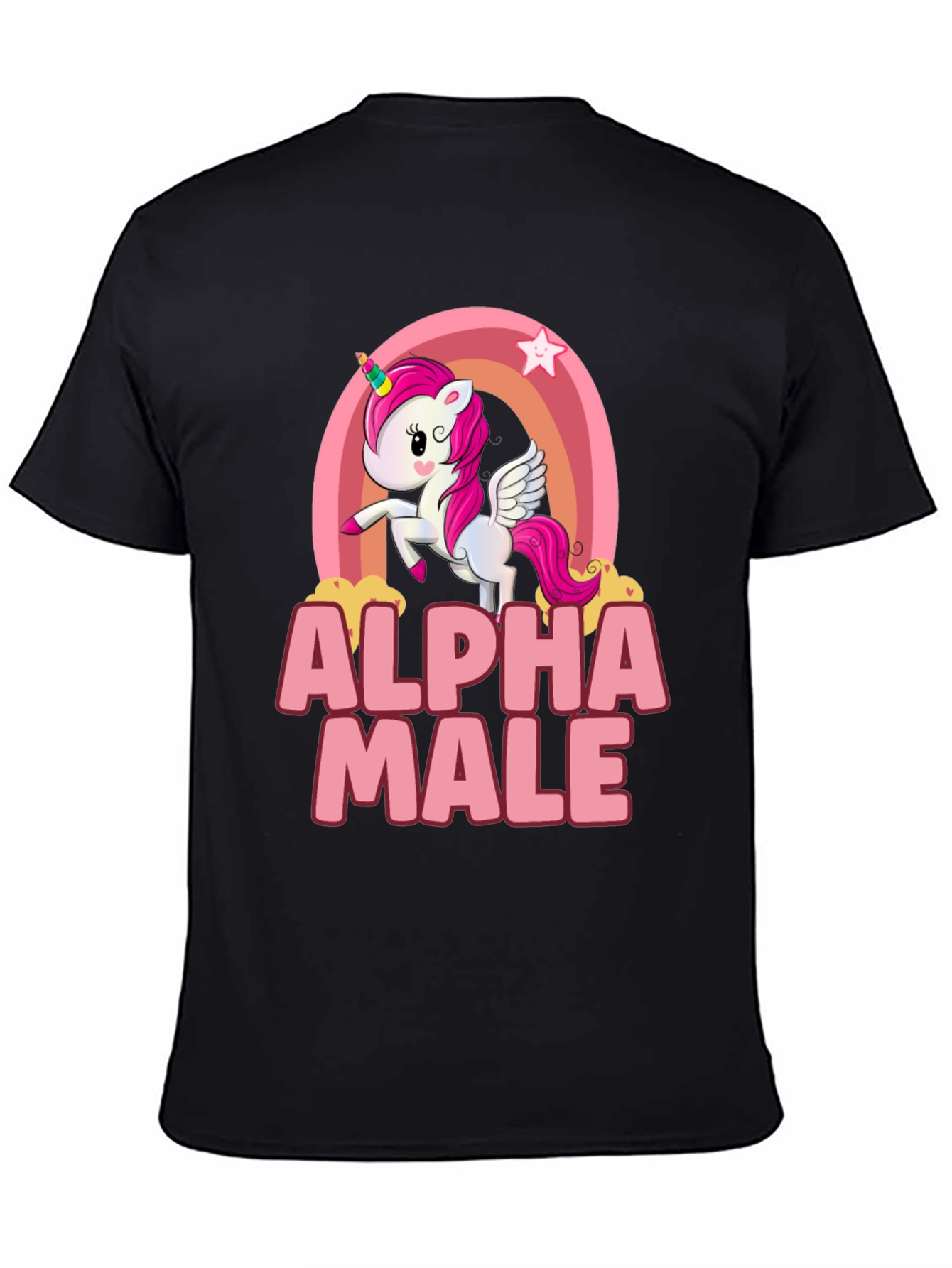Alpha Male Unicorn Rainbow T-Shirt