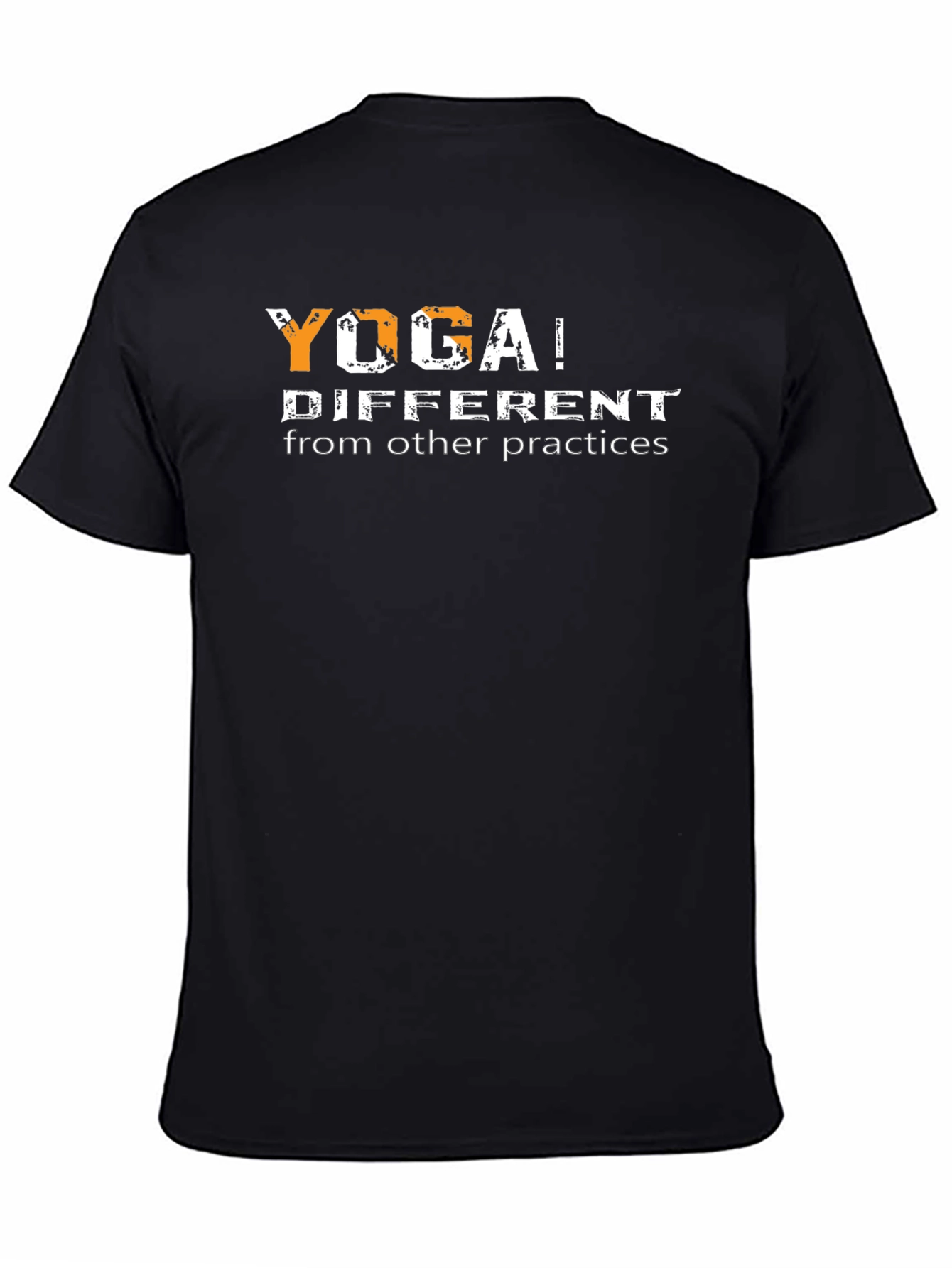 Yoga Different Practices Black Graphic T-Shirt