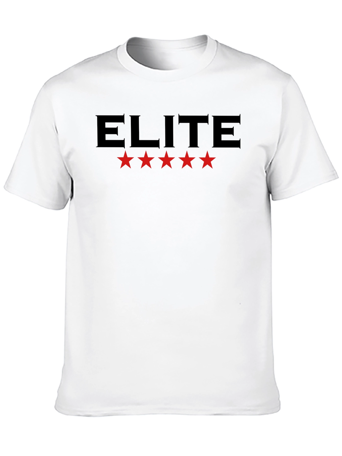 Elite Five Star Graphic T-Shirt - Black