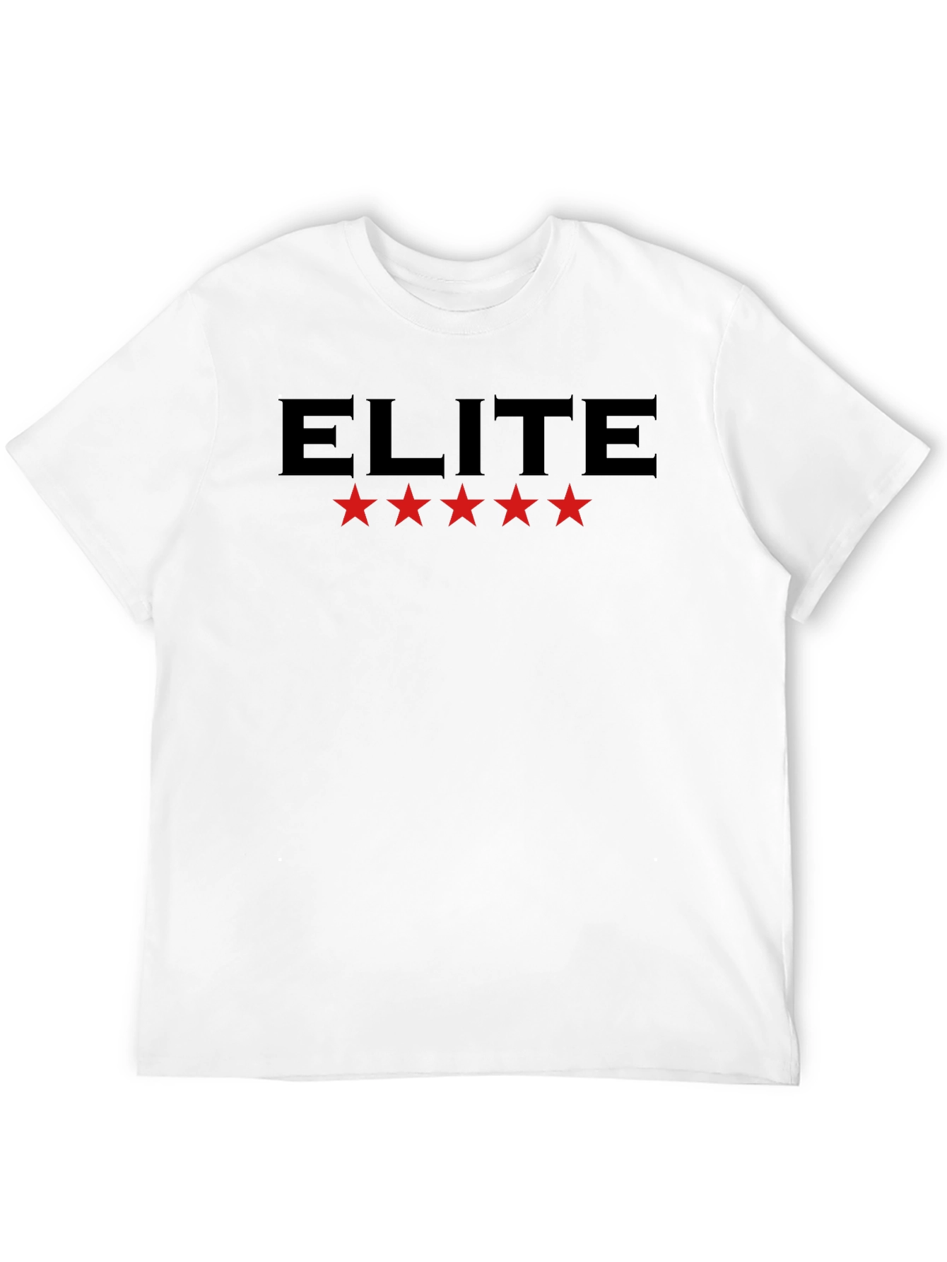 Elite Five Star Graphic T-Shirt - Black