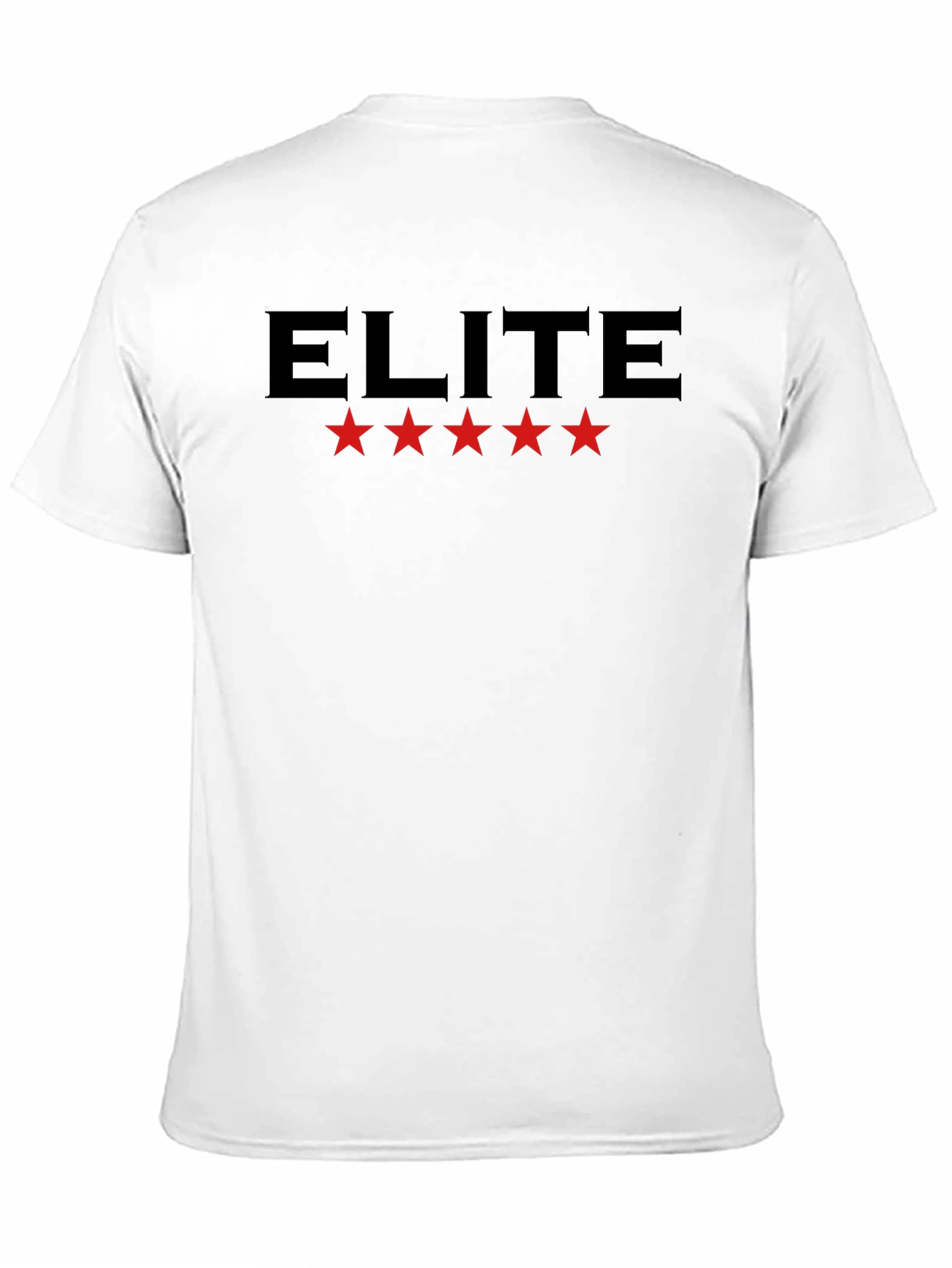 Elite Five Star Graphic T-Shirt - Black