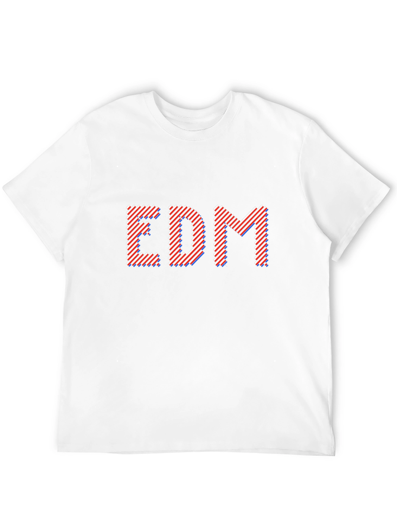 EDM Black Cotton T-Shirt