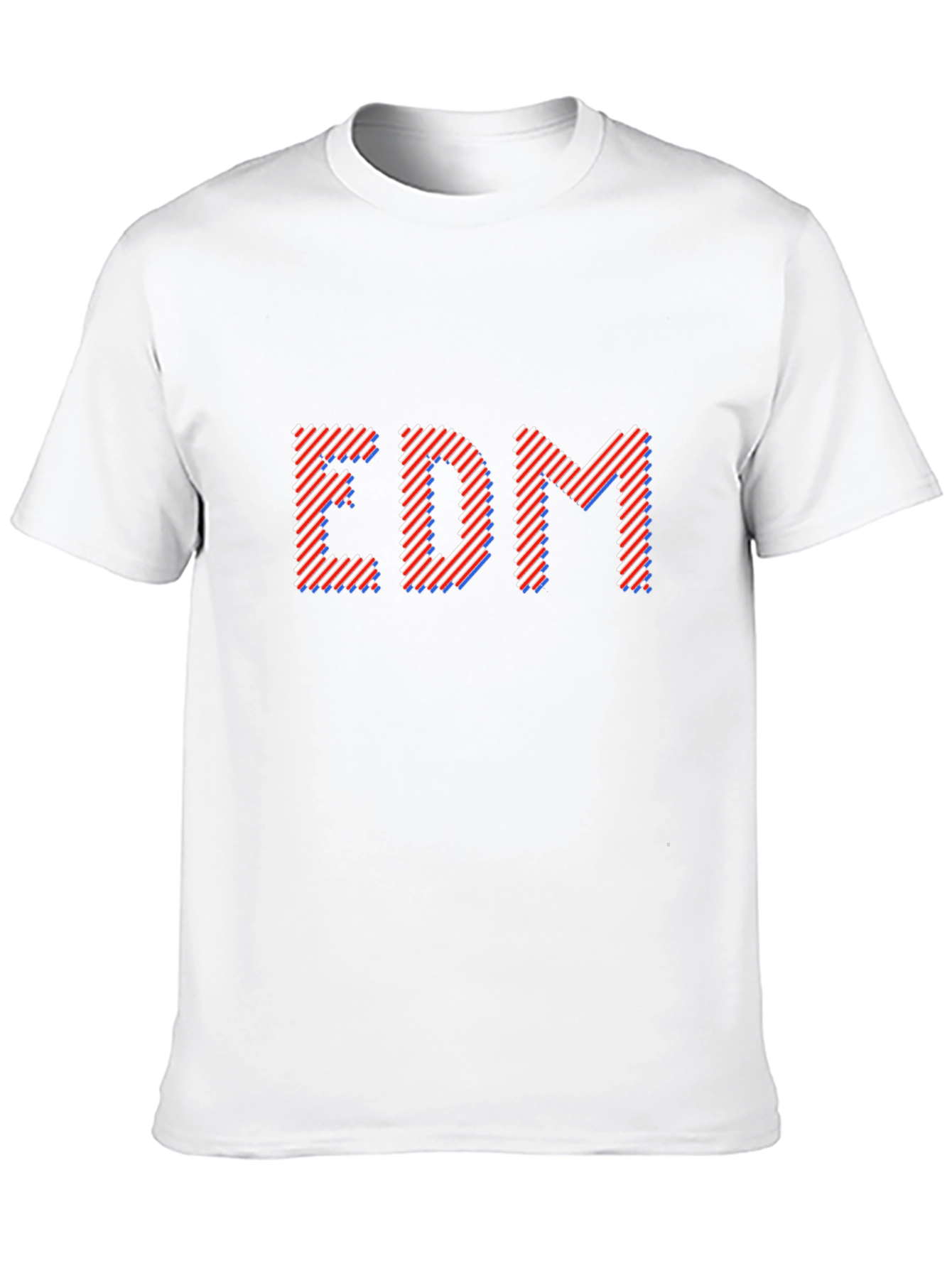 EDM Black Cotton T-Shirt