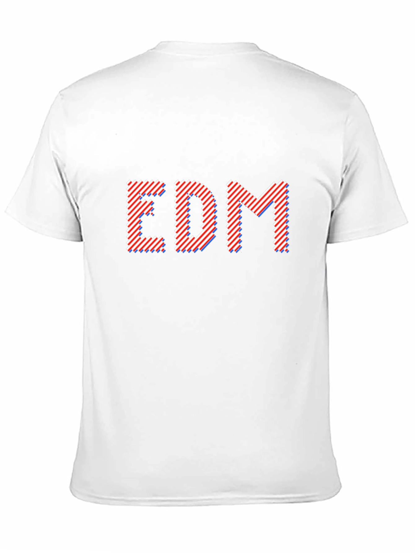 EDM Black Cotton T-Shirt