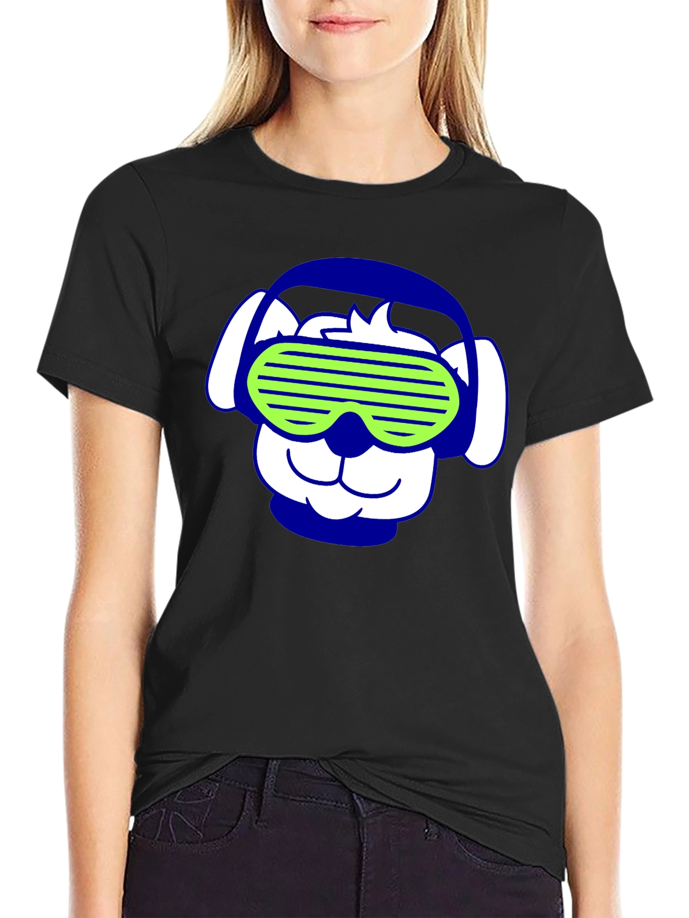Funky Dog Tee: Cool Pup with Shades