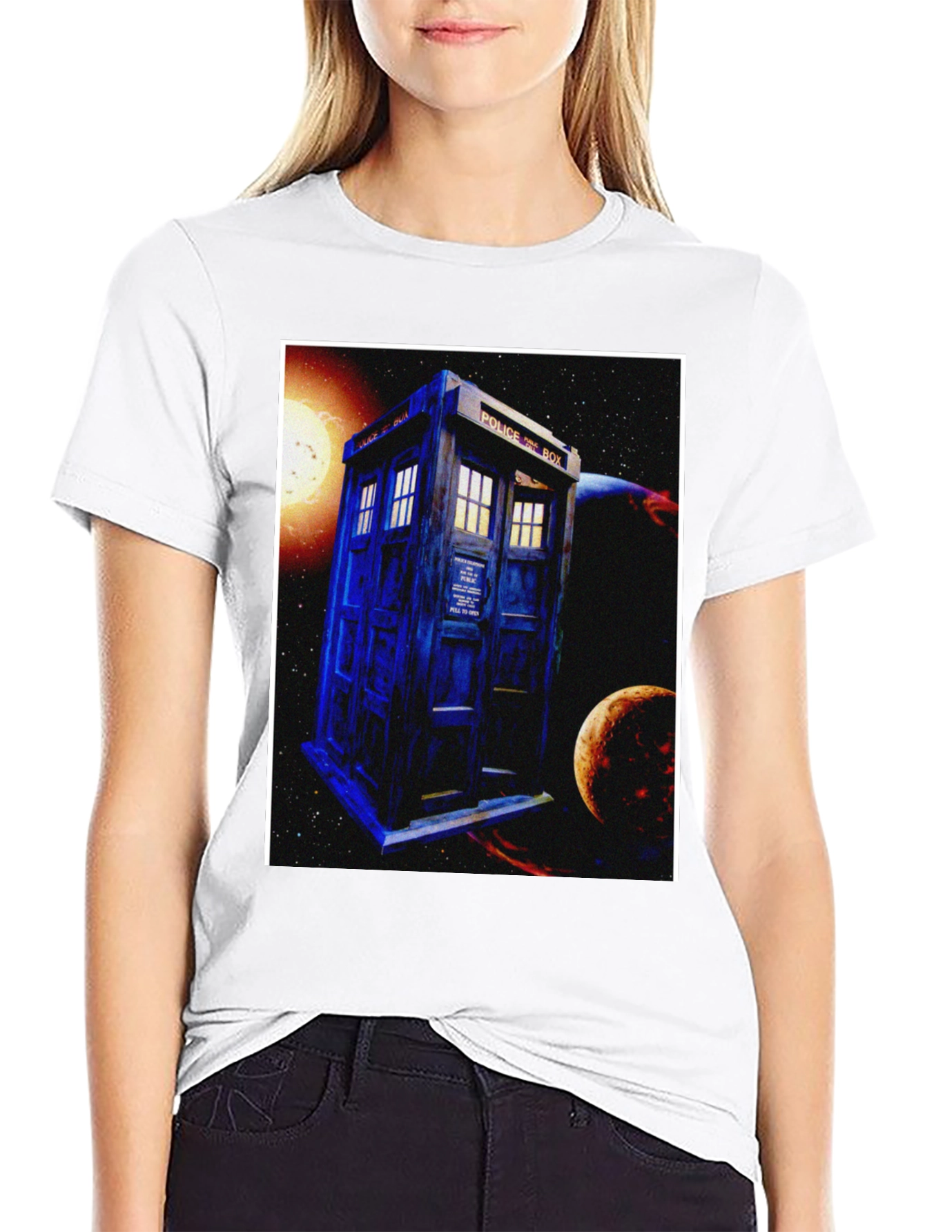 Doctor Who Tardis Space T-Shirt