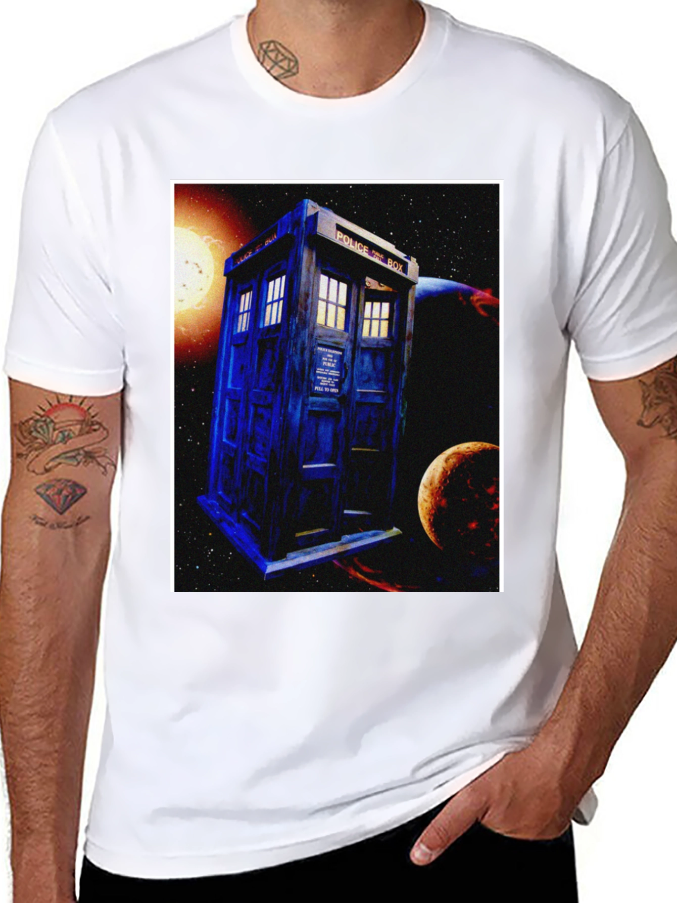 Doctor Who Tardis Space T-Shirt