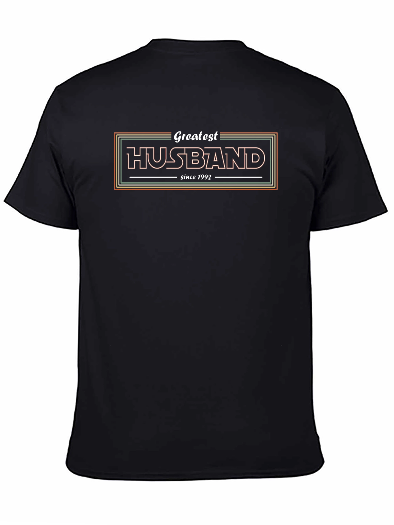 Greatest Husband Since 1992 - Black T-Shirt