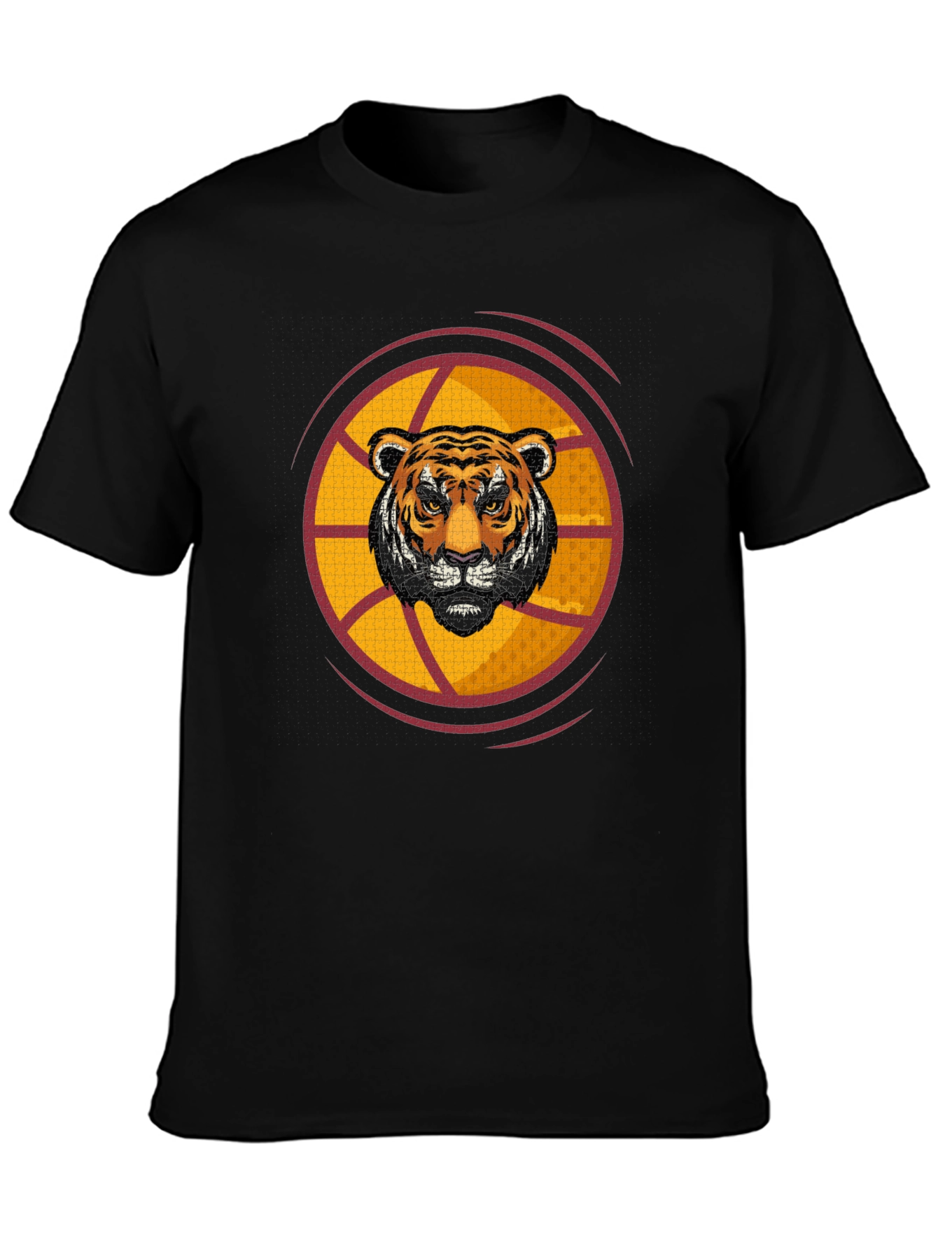 Tiger Graphic Black T-Shirt