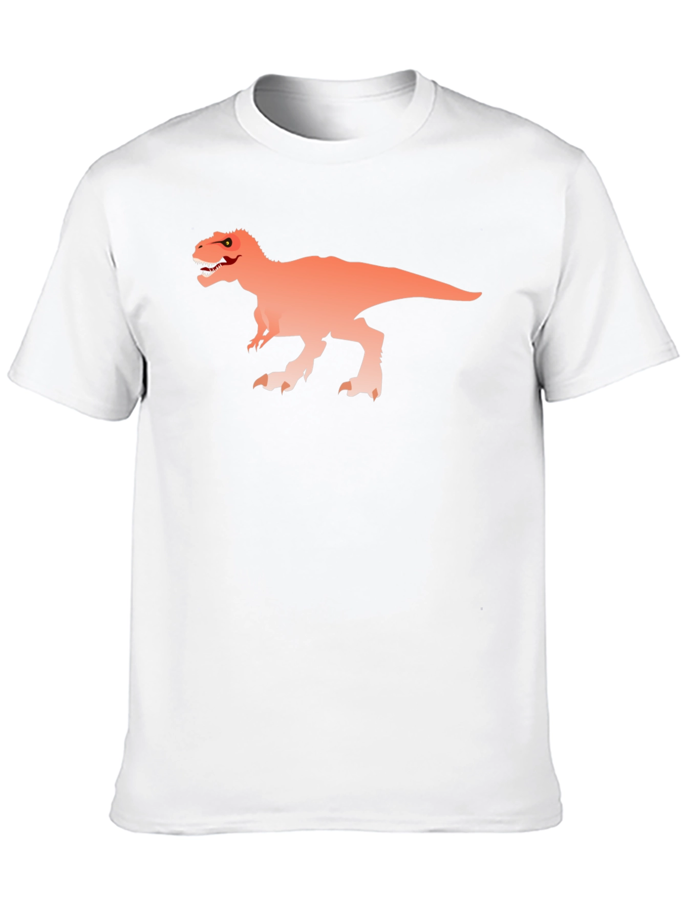 Dino Graphic Tee - Black Cotton T-Shirt