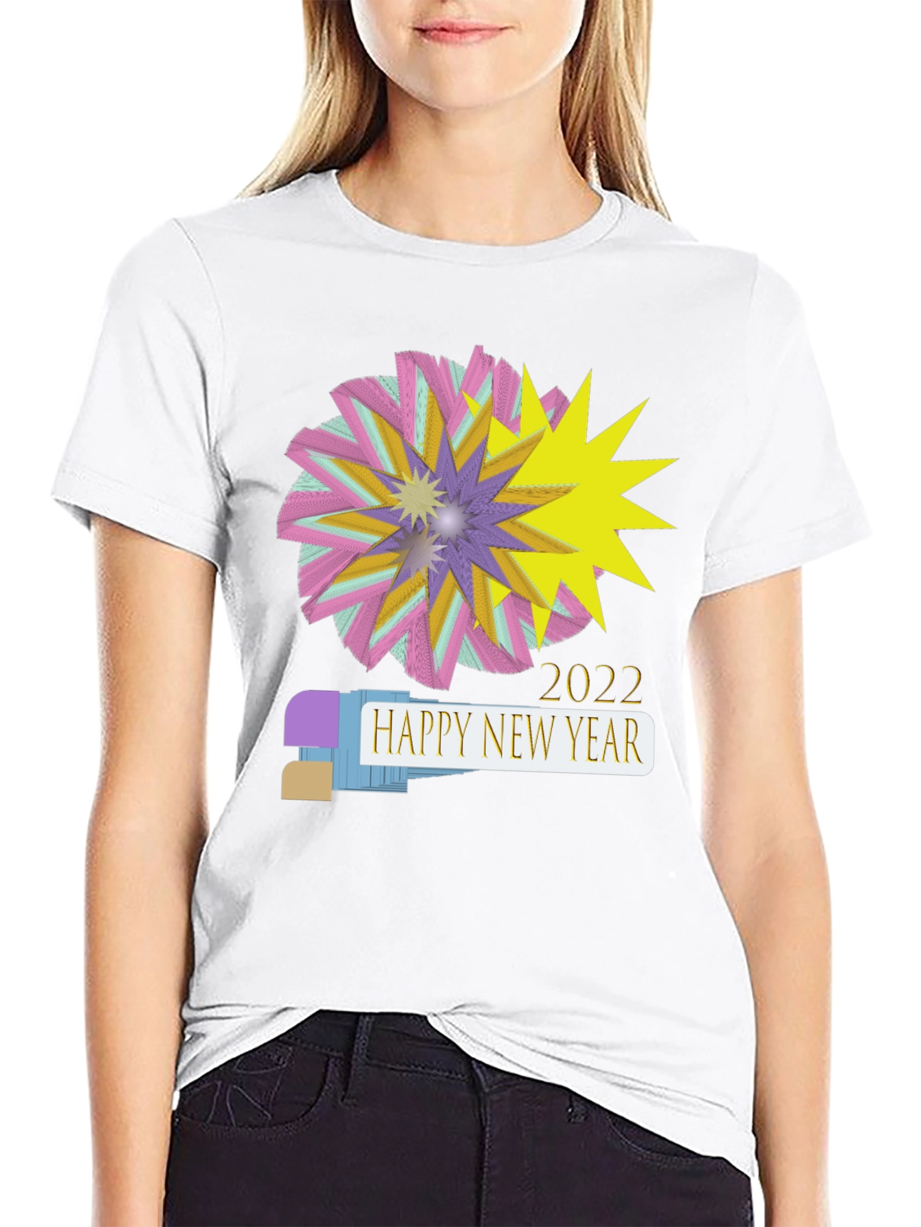 Happy New Year 2022 Graphic T-Shirt