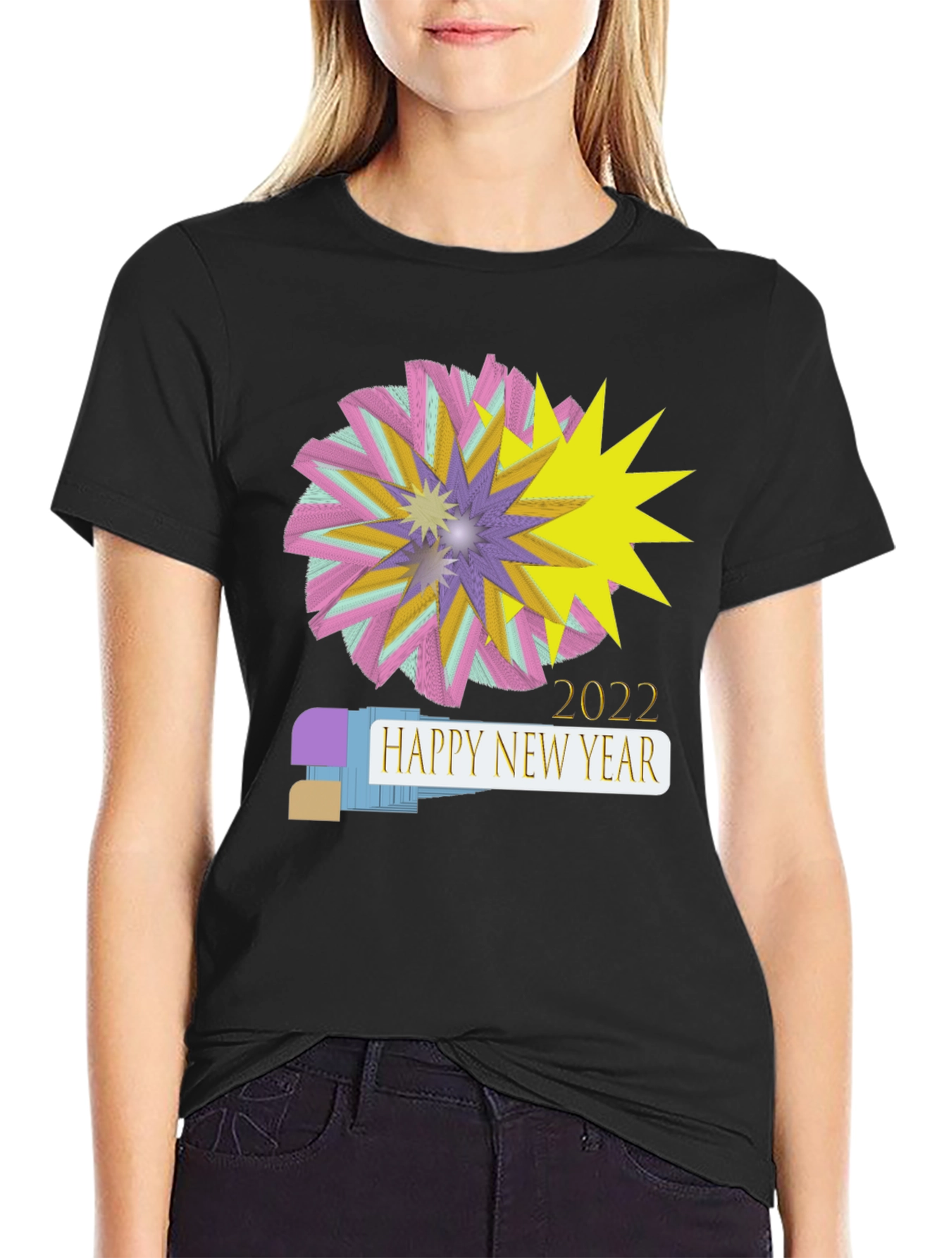 Happy New Year 2022 Graphic T-Shirt