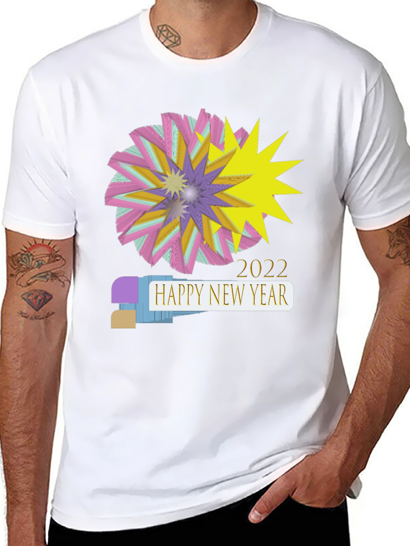Happy New Year 2022 Graphic T-Shirt