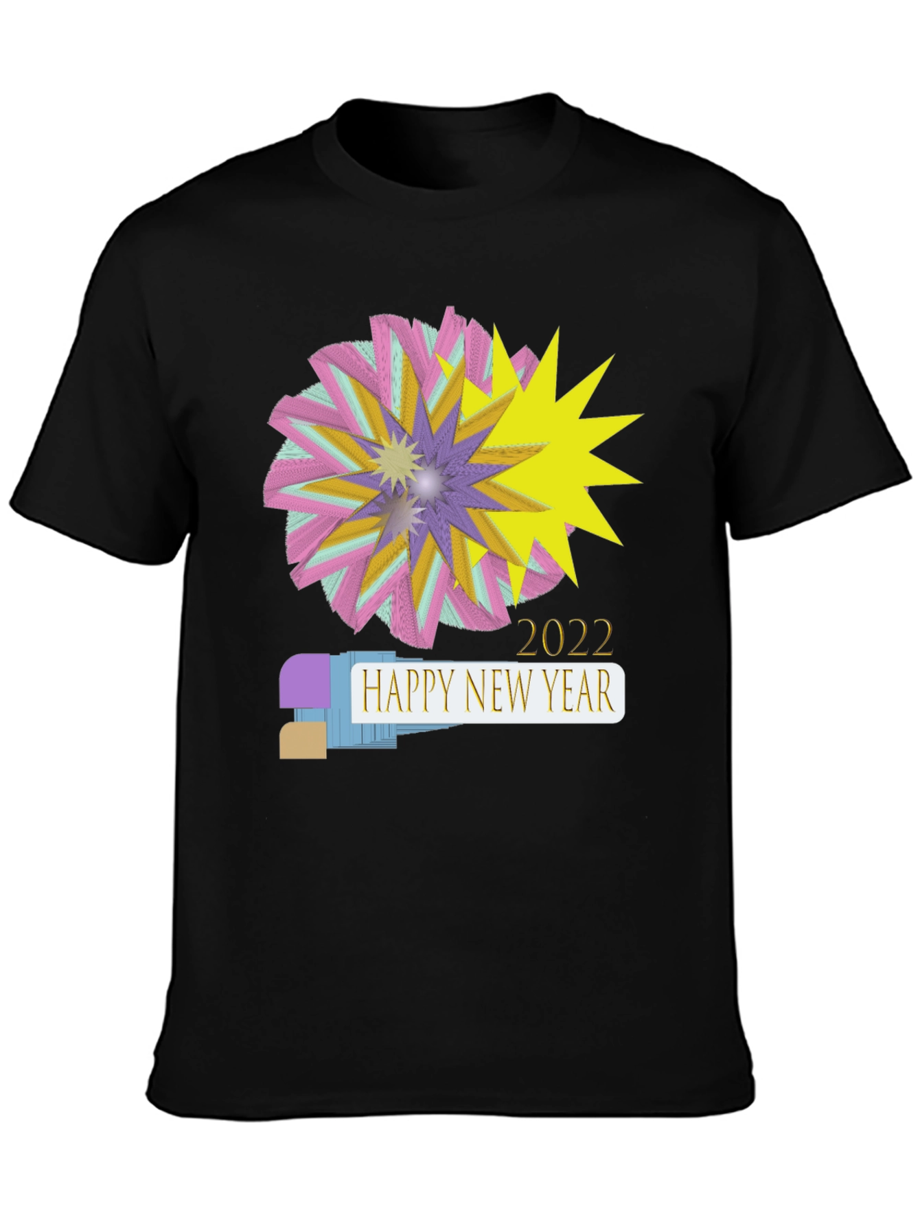 Happy New Year 2022 Graphic T-Shirt