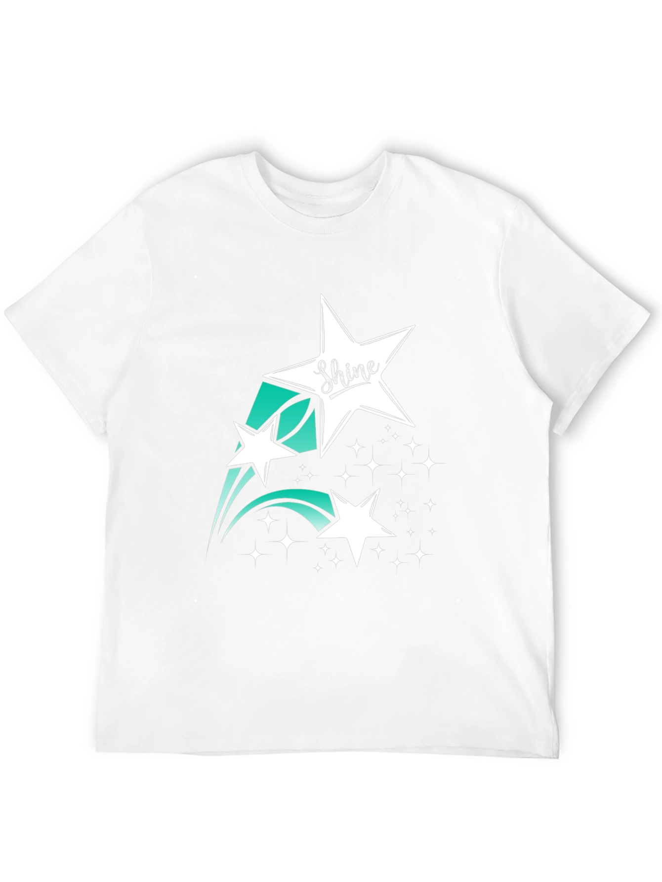 Shine Star Graphic Tee - Black