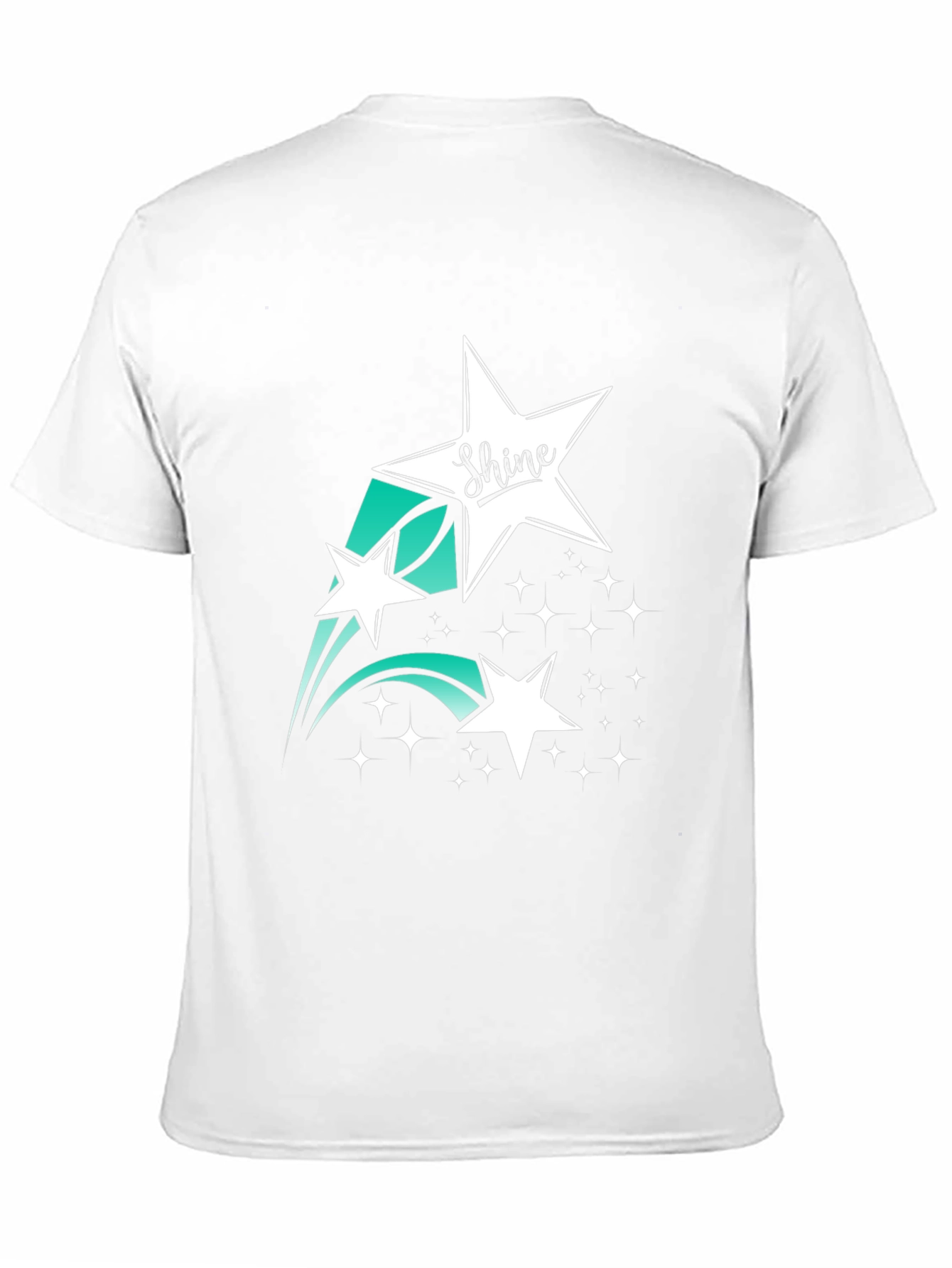 Shine Star Graphic Tee - Black