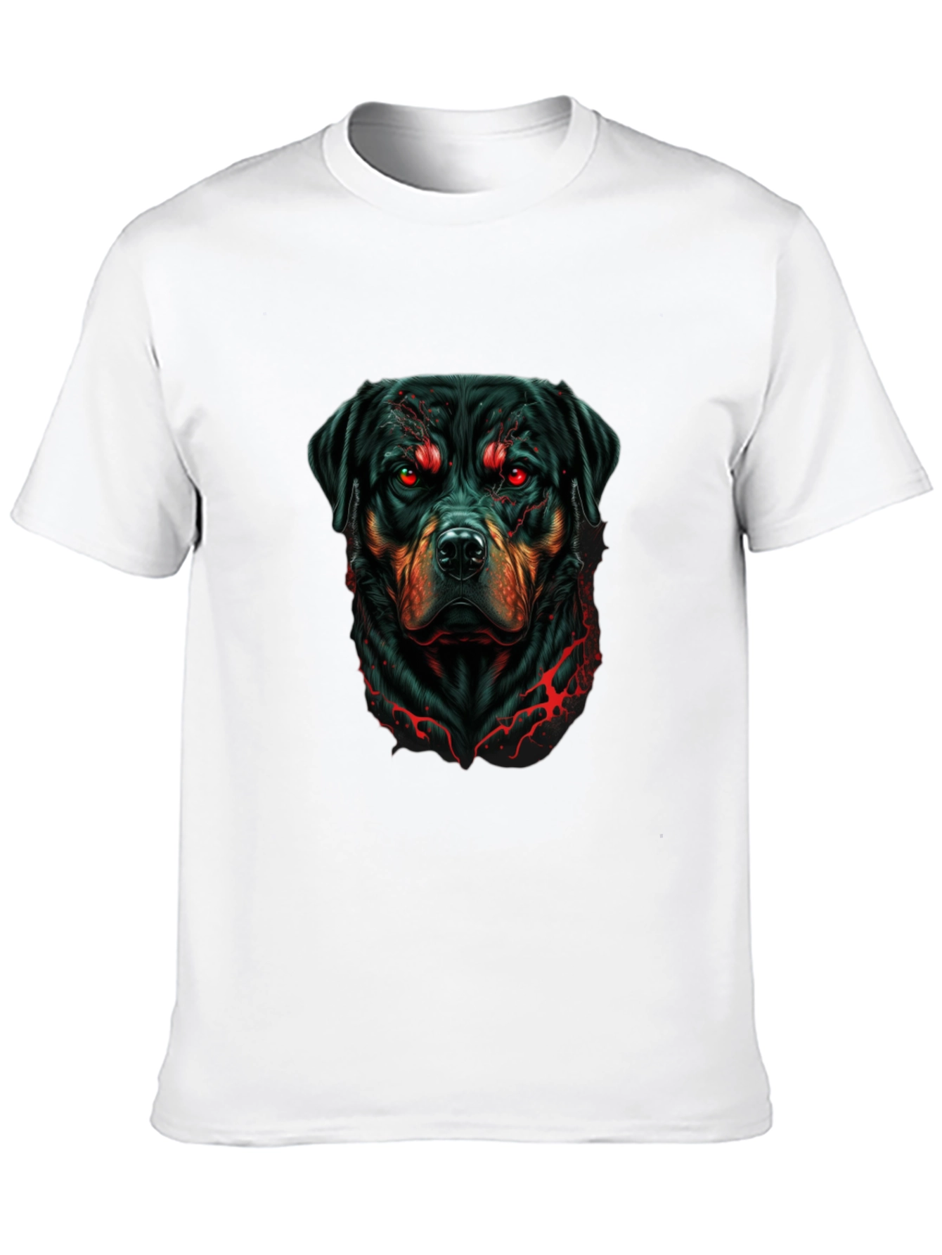 Rottweiler Graphic Tee - Mens Black T-Shirt