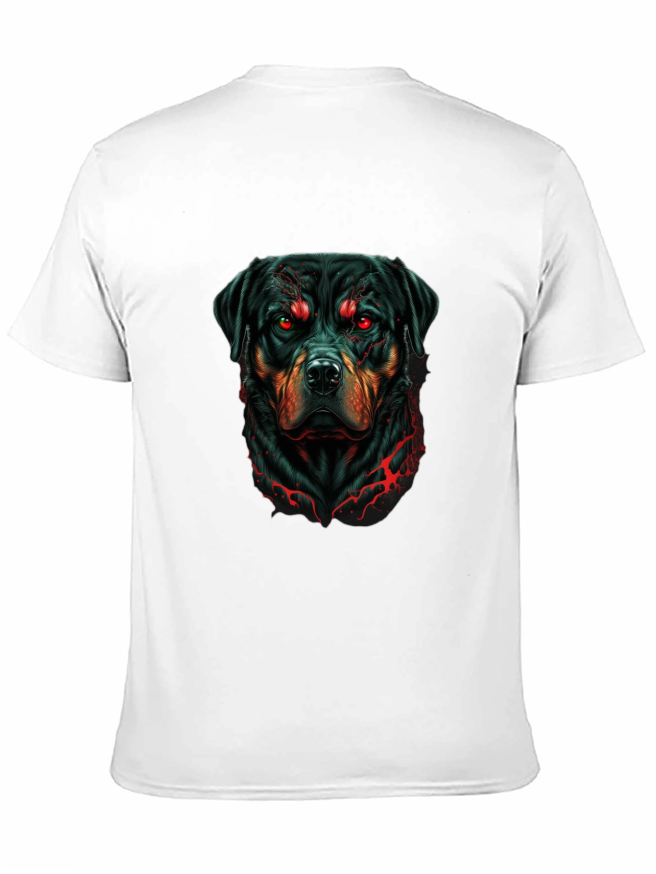 Rottweiler Graphic Tee - Mens Black T-Shirt