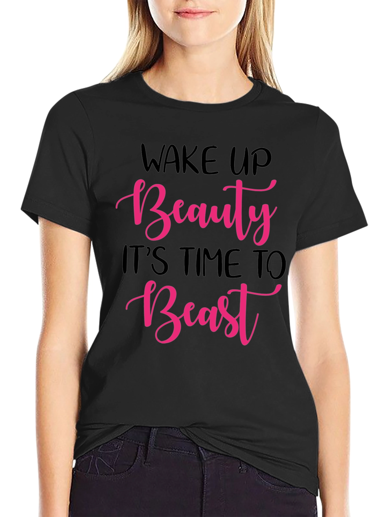 Wake Up Beauty Beast Graphic Tee