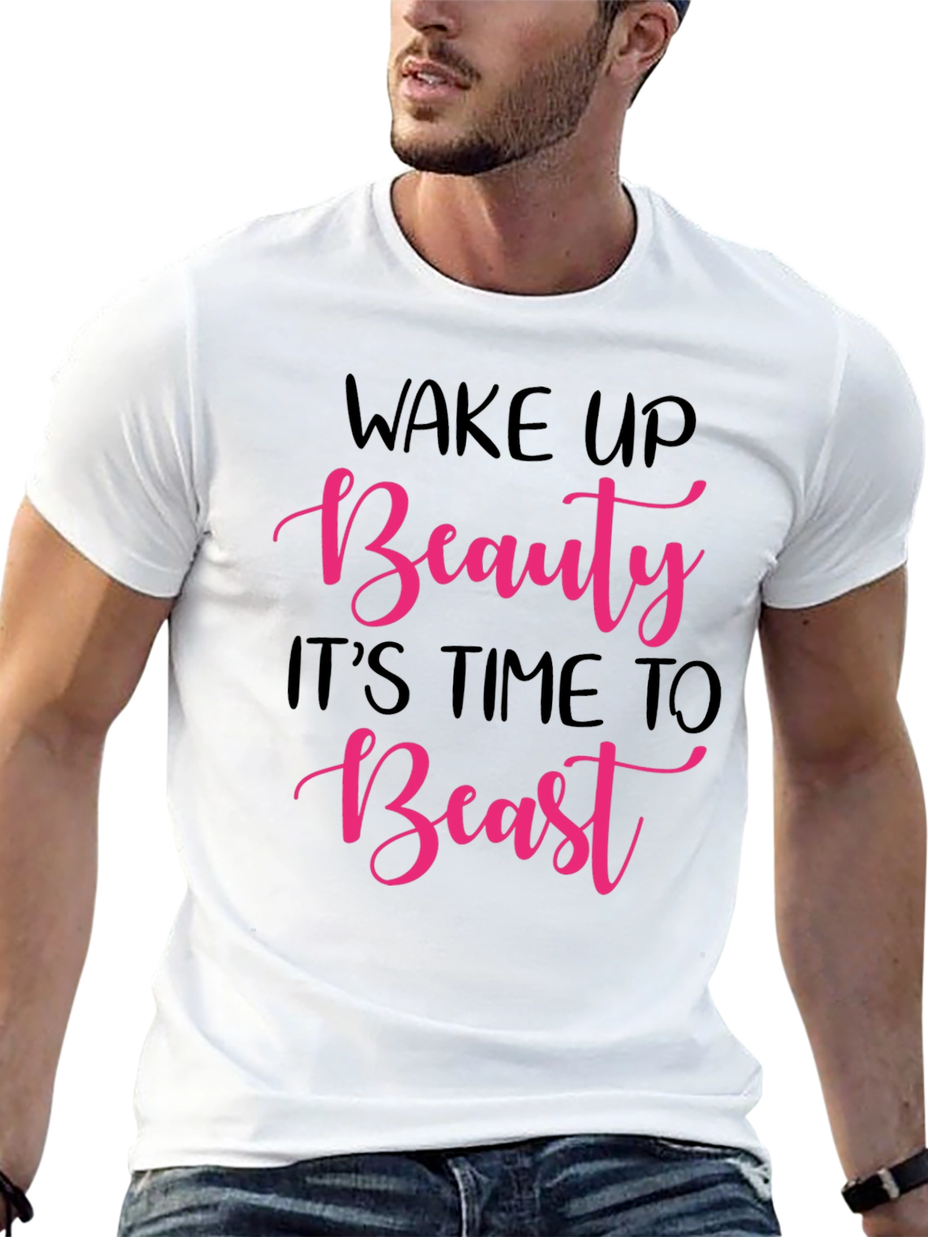 Wake Up Beauty Beast Graphic Tee