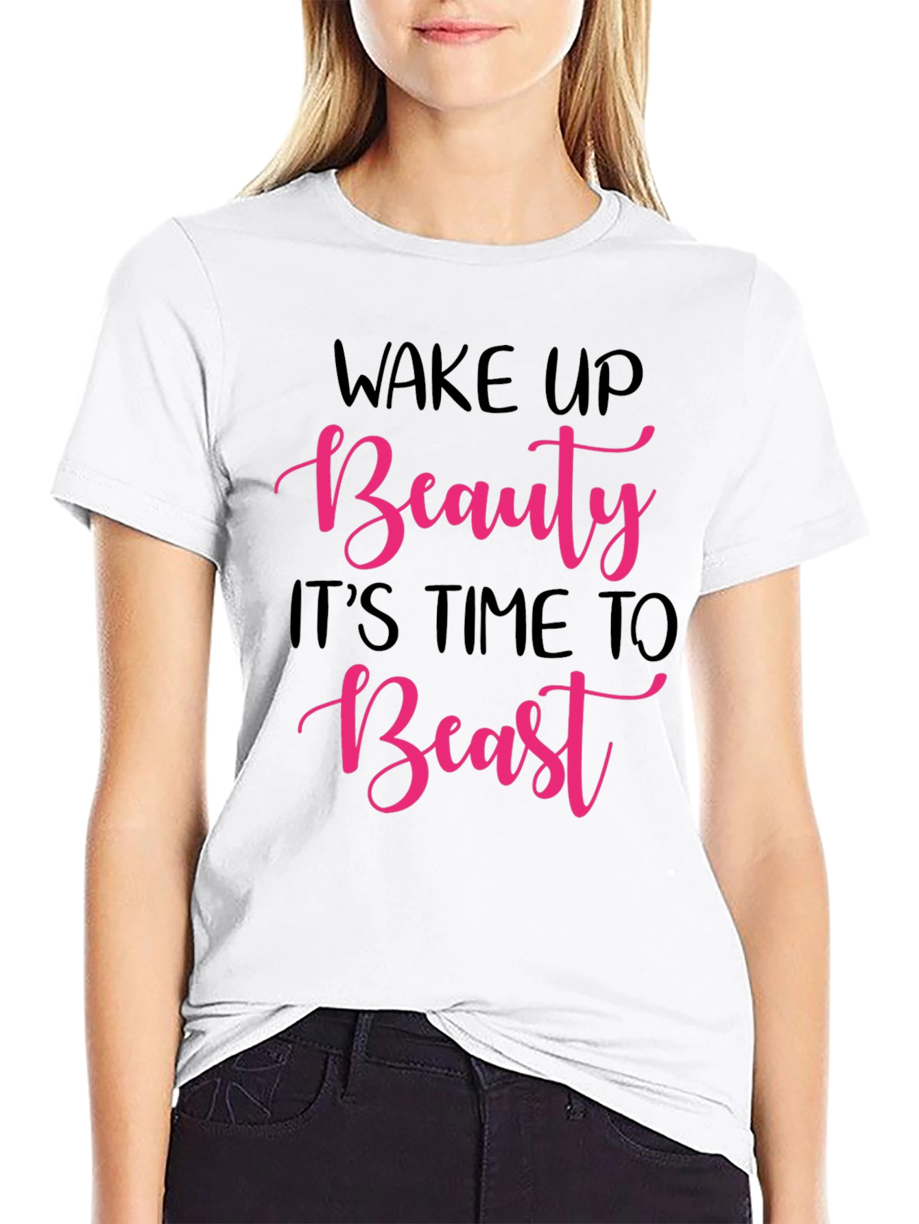 Wake Up Beauty Beast Graphic Tee