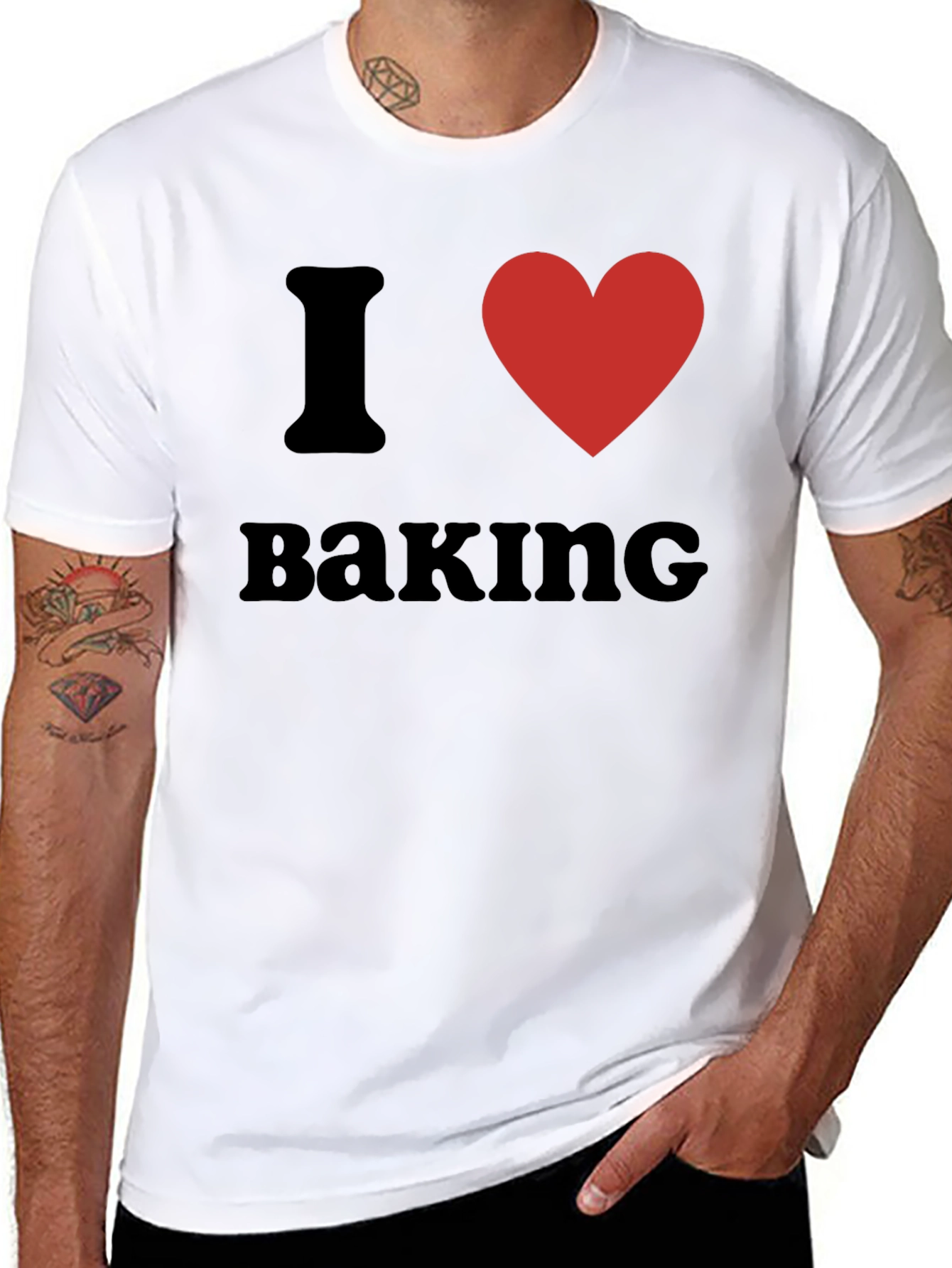 I Heart Baking Graphic T-Shirt