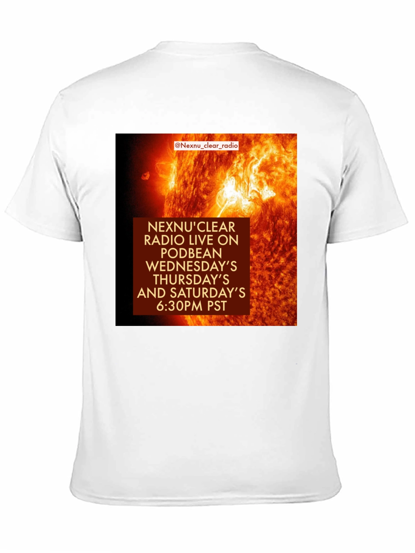 NexNuClear Radio Black T-Shirt - Podbean Live