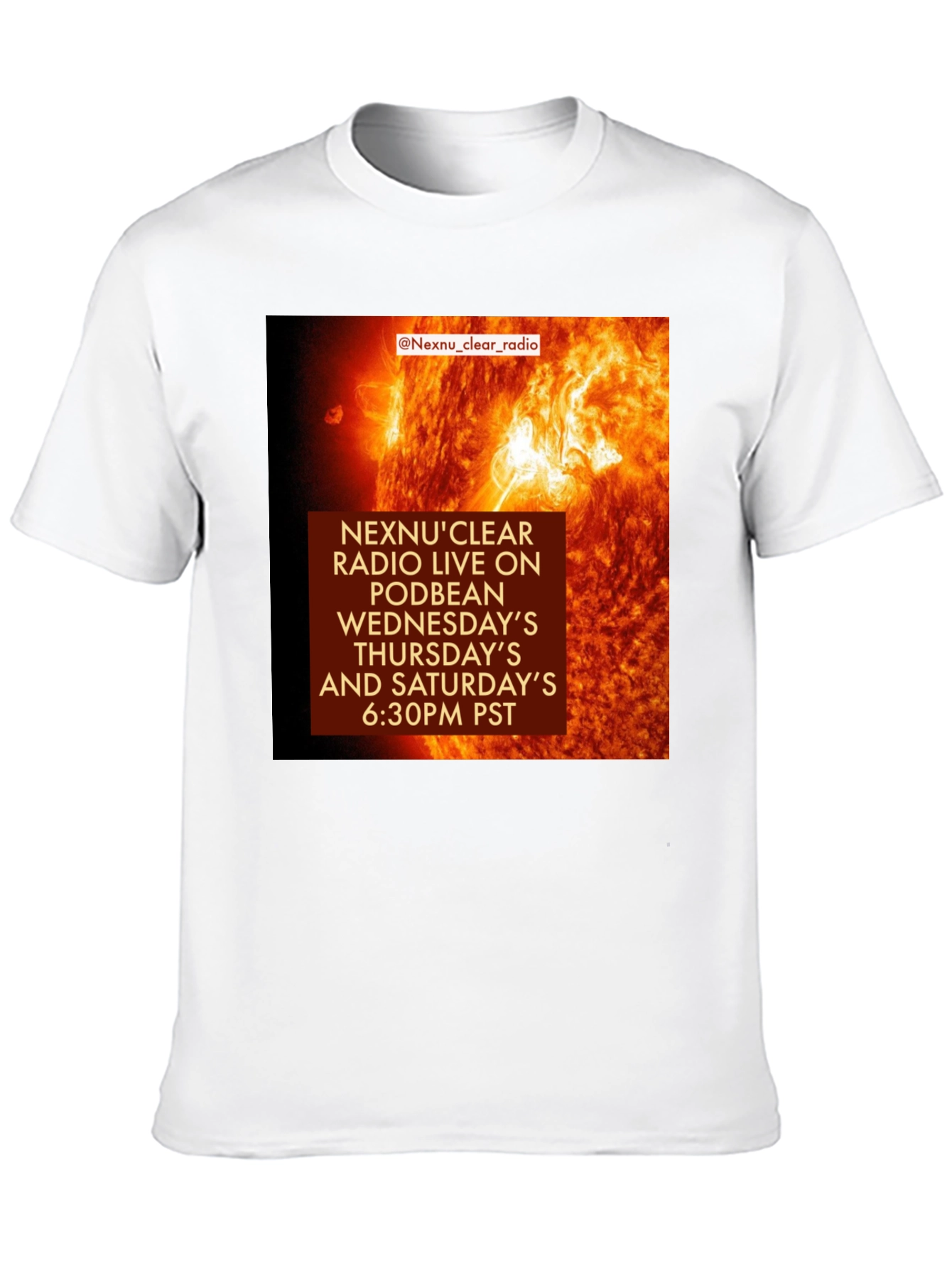 NexNuClear Radio Black T-Shirt - Podbean Live
