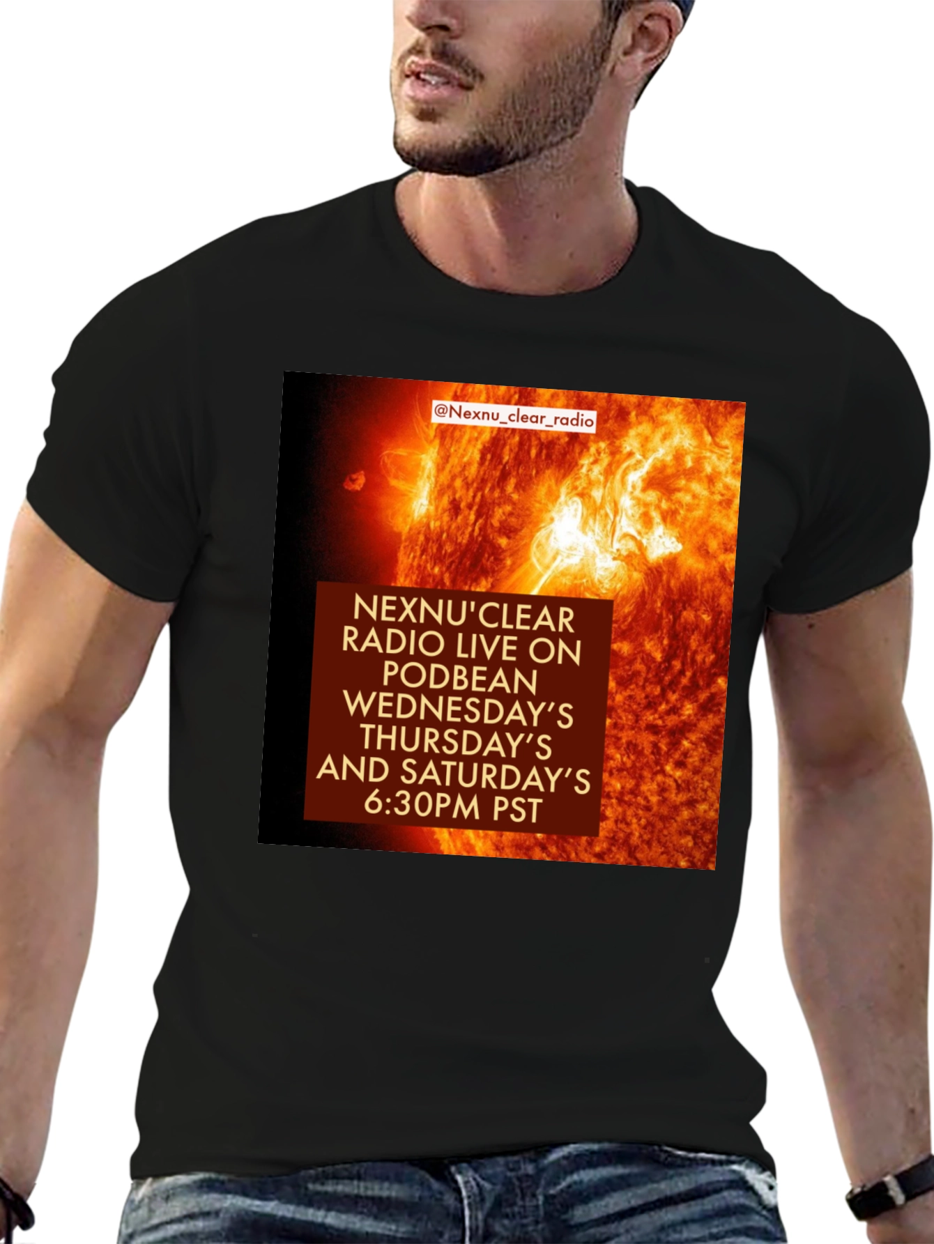 NexNuClear Radio Black T-Shirt - Podbean Live