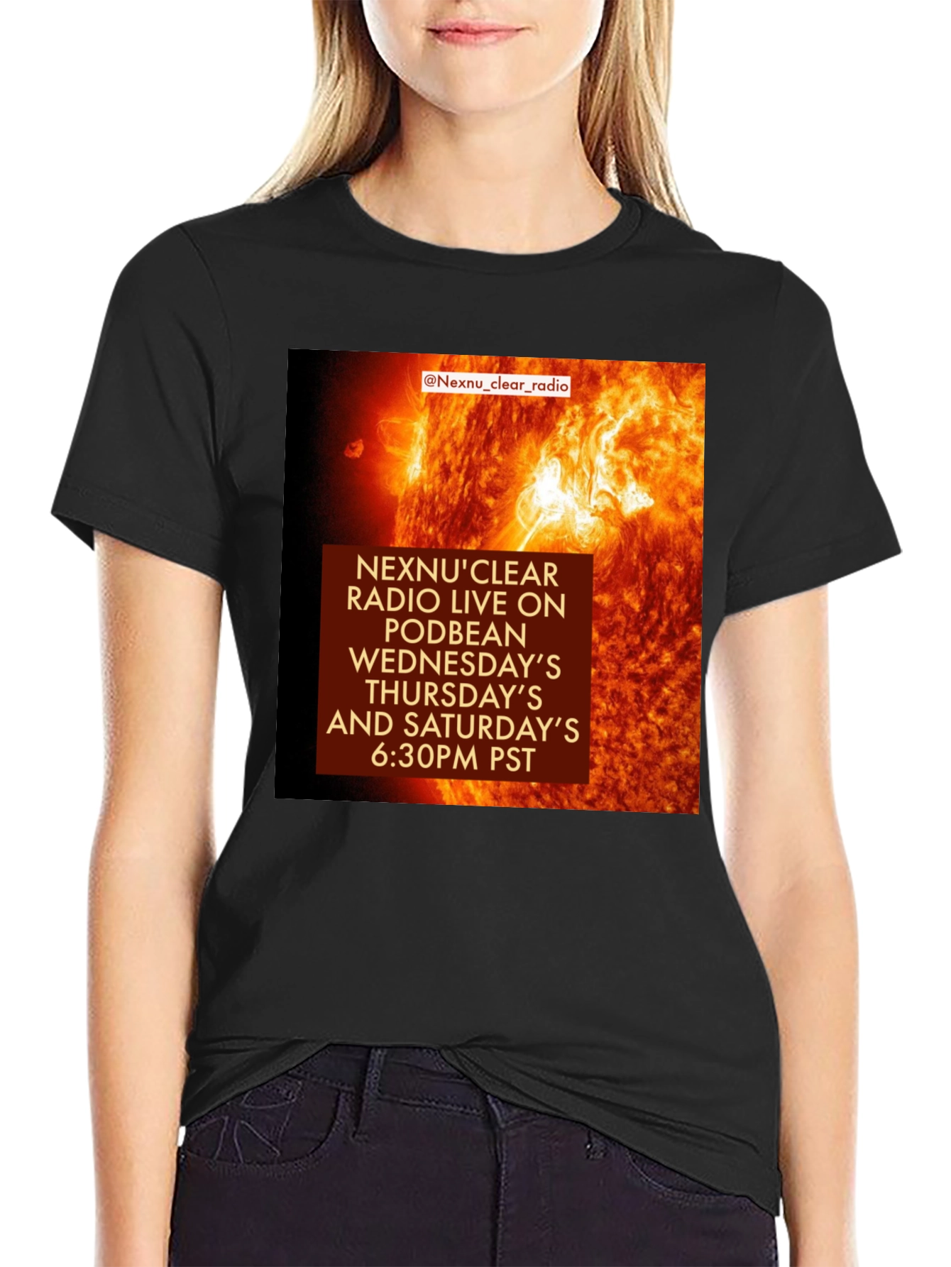 NexNuClear Radio Black T-Shirt - Podbean Live