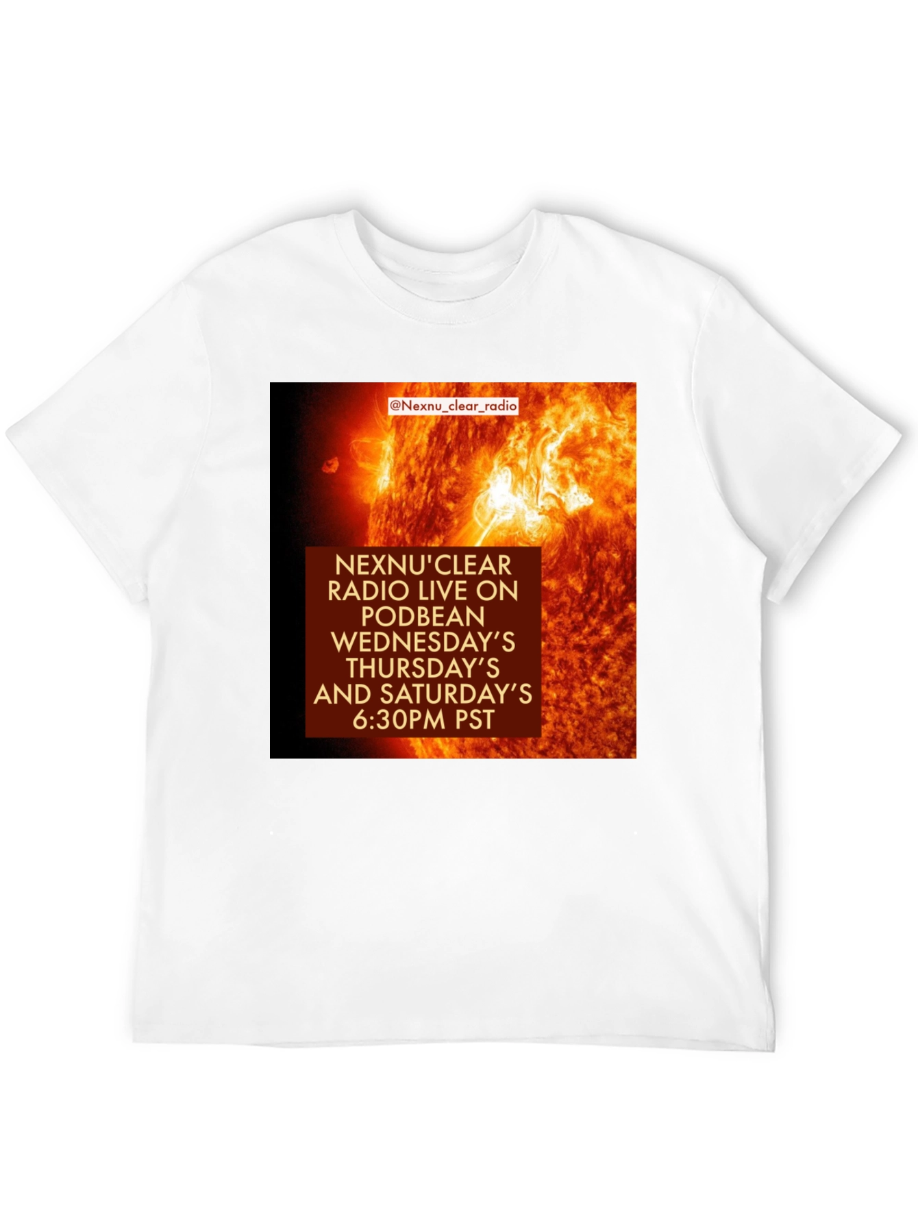NexNuClear Radio Black T-Shirt - Podbean Live