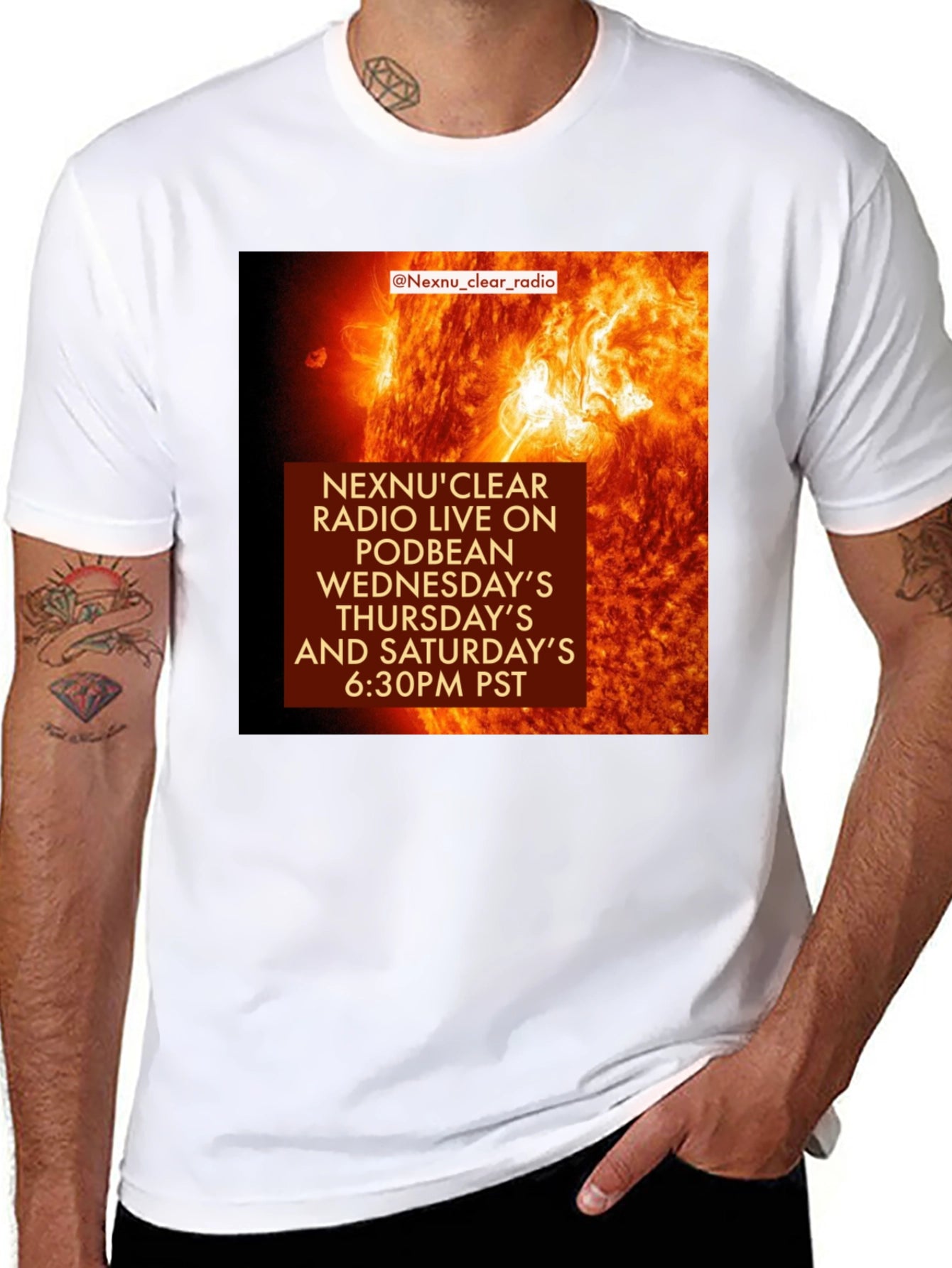NexNuClear Radio Black T-Shirt - Podbean Live
